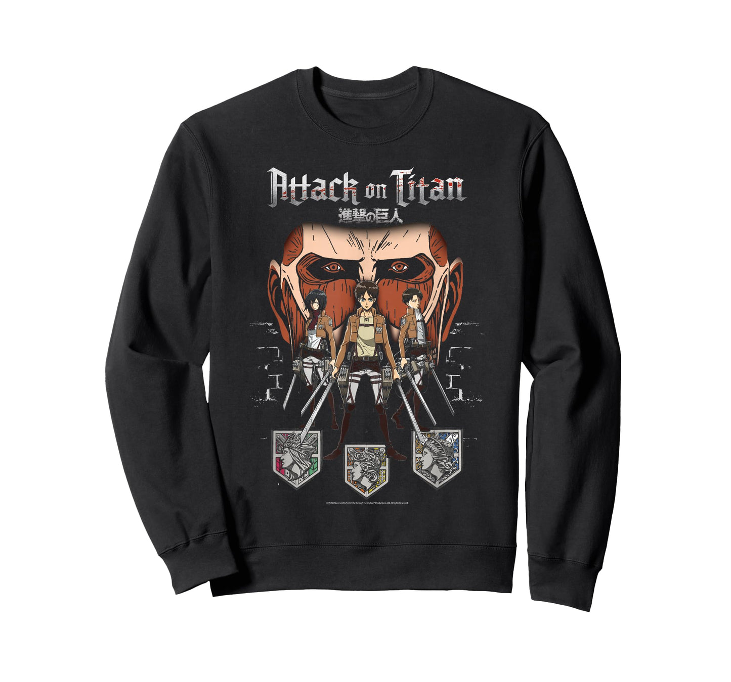 Attack on Titan Titan in Shadows Anime T-Shirt