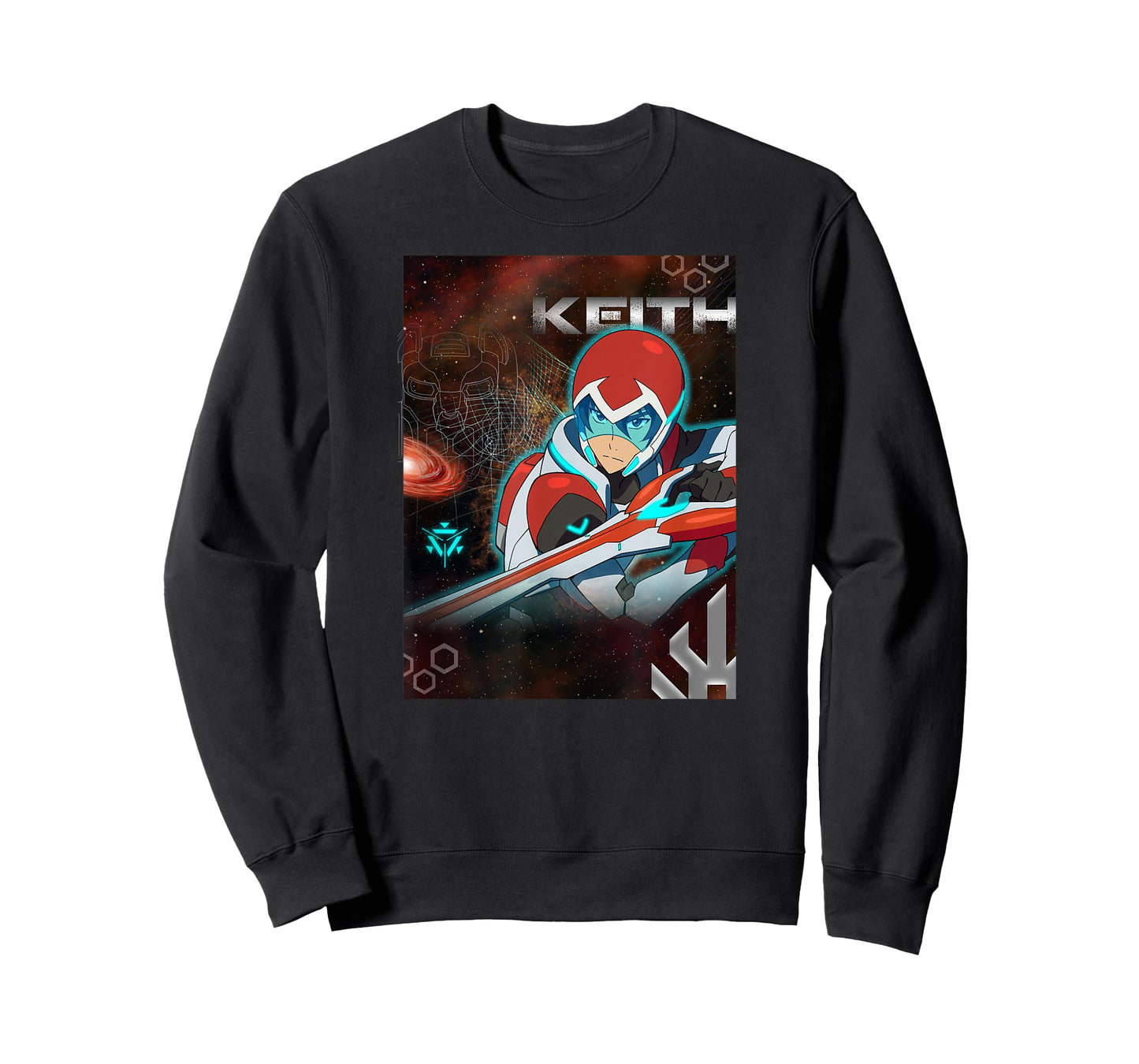 Voltron Legendary Defender Keith Red Lion in Action T-Shirt T-Shirt
