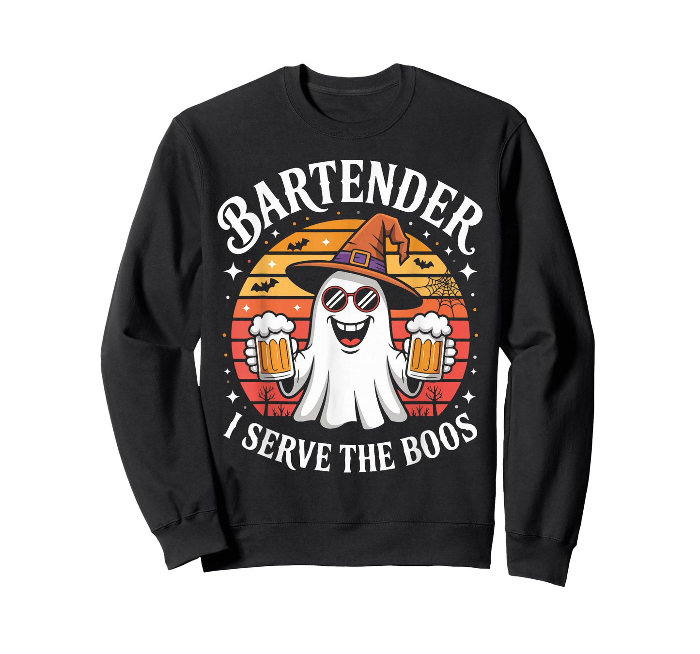 Bartender I Serve The Boos Halloween Costume T-Shirt