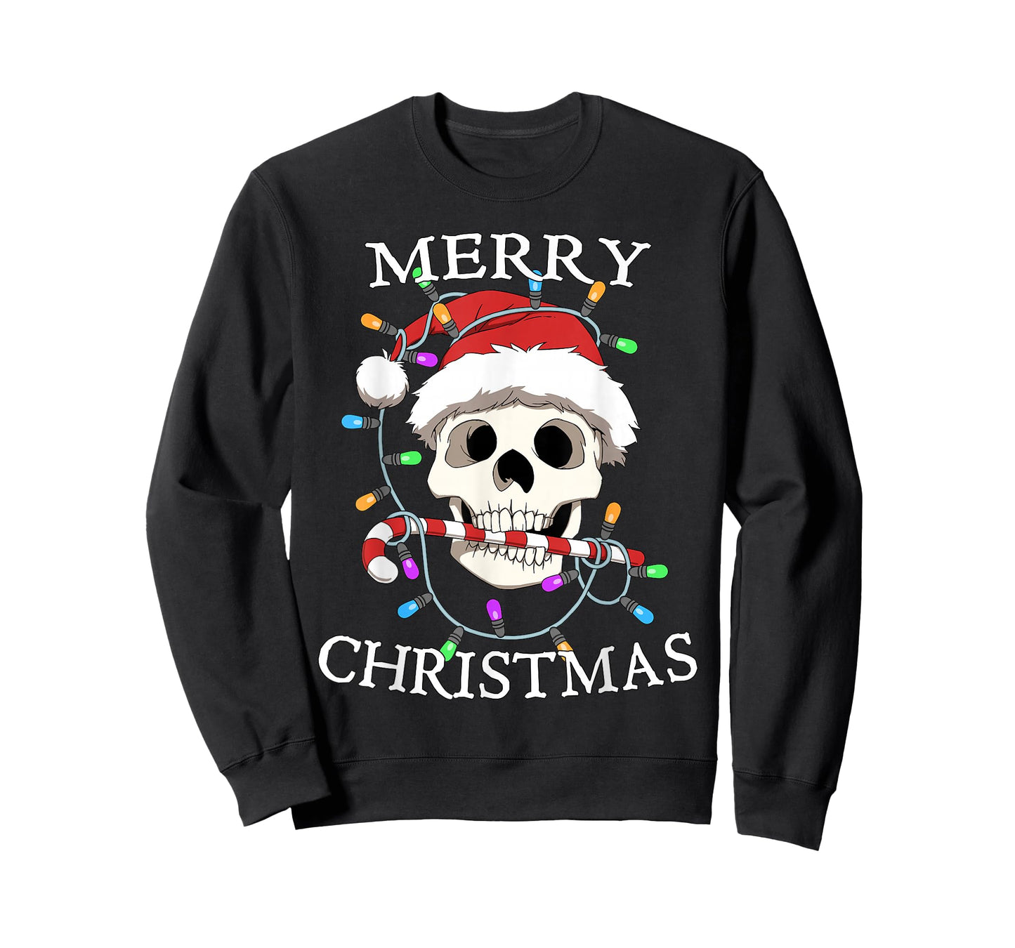 Merry Christmas Skull Skeleton Men Women T-Shirt