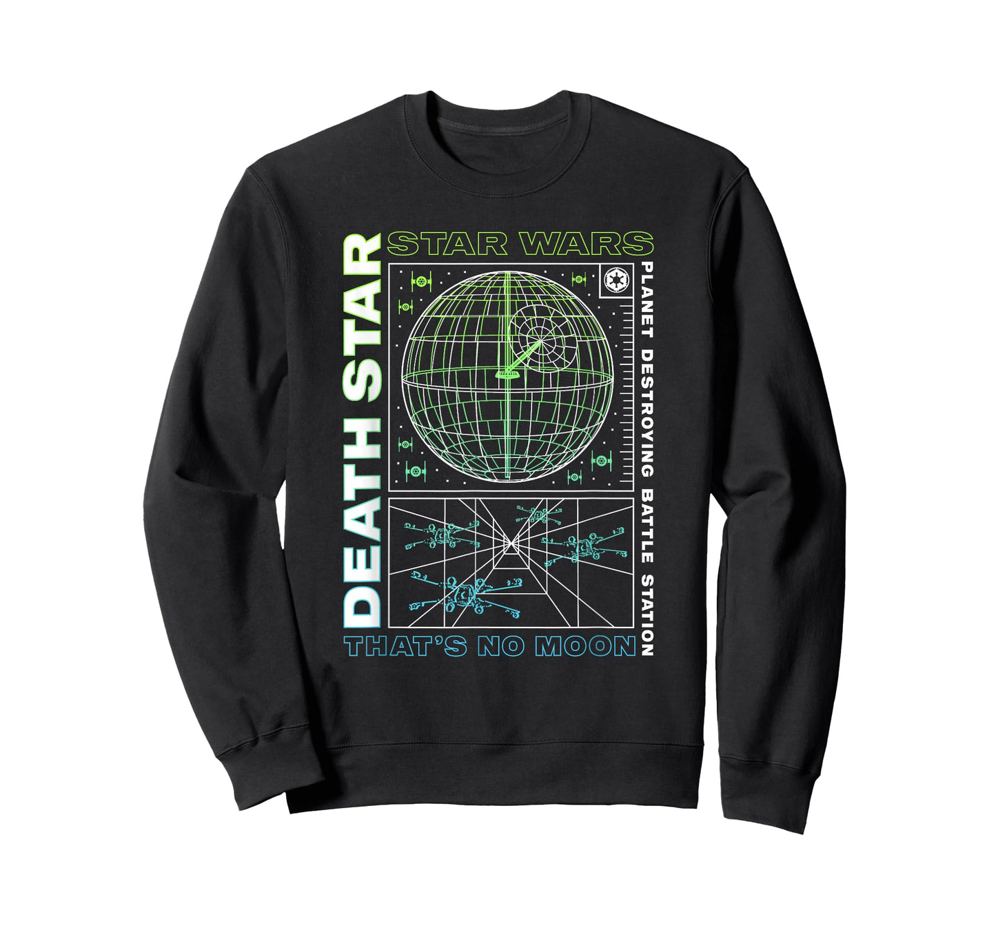 Star Wars Group Shot That's No Moon Death Star T-Shirt