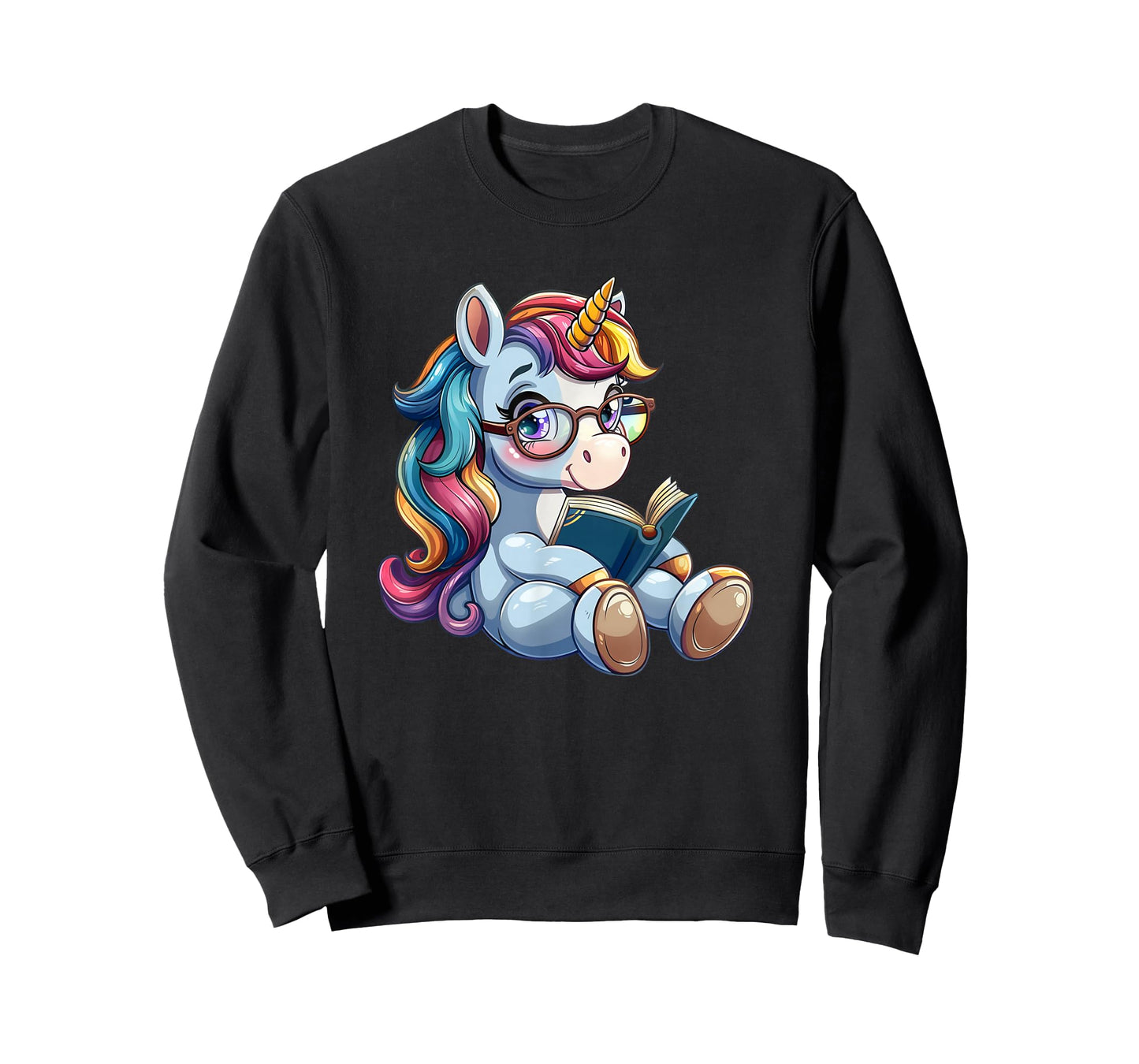 Unicorn Reading Book - Unicorn Kawaii Japanese T-Shirt