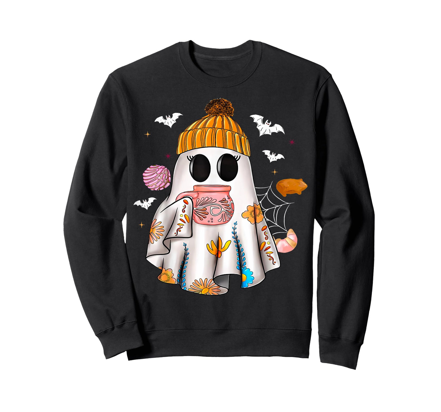 Ghost Spanish Halloween Mexican Spooky Conchas And Cucuys T-Shirt