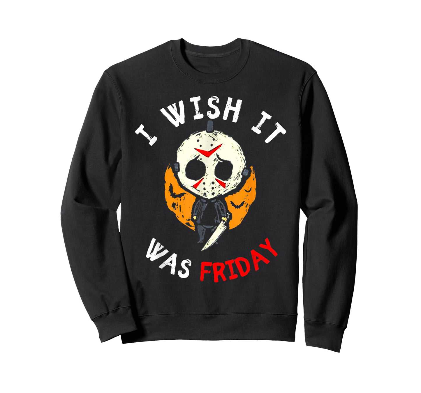I Wish It was Friday Funny Scary Halloween T-Shirt