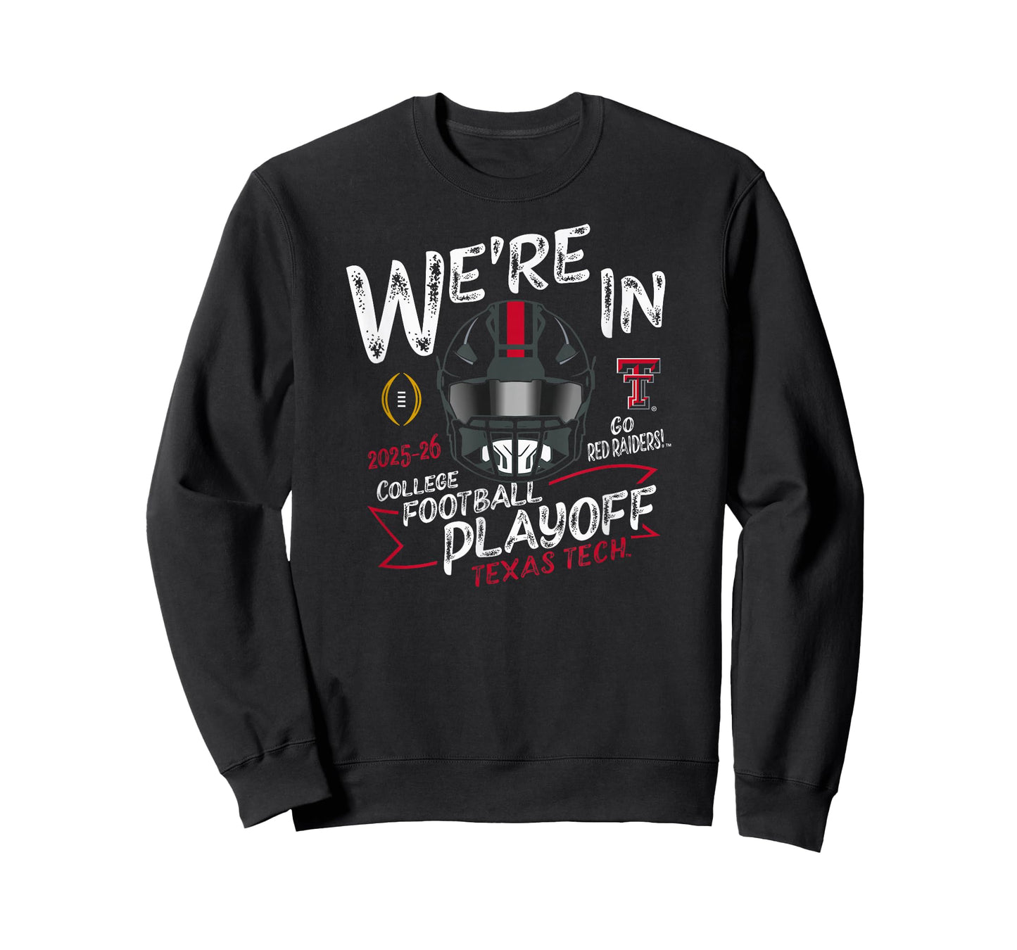 Texas Tech Red Raiders College Football Playoff 2025-26 CFP T-Shirt