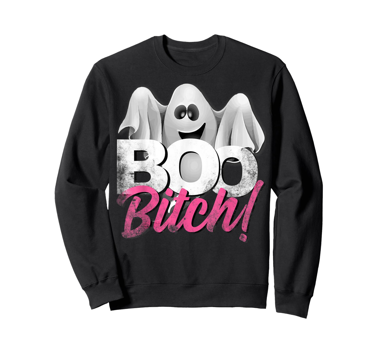 Boo Bitch Halloween humor distressed style T-Shirt