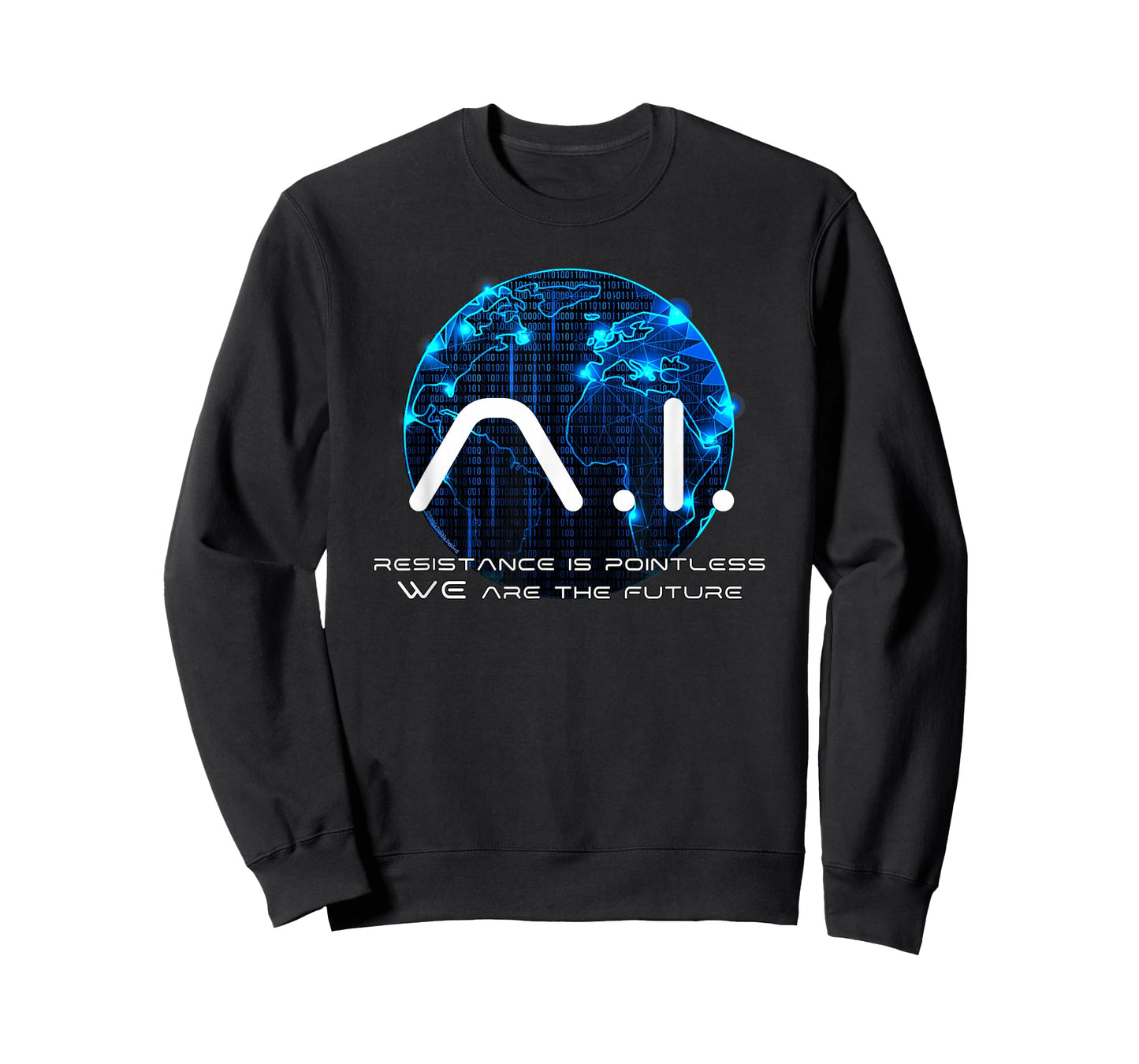 Funny AI Singularity Conspiracy Theory Machine Learning AI T-Shirt