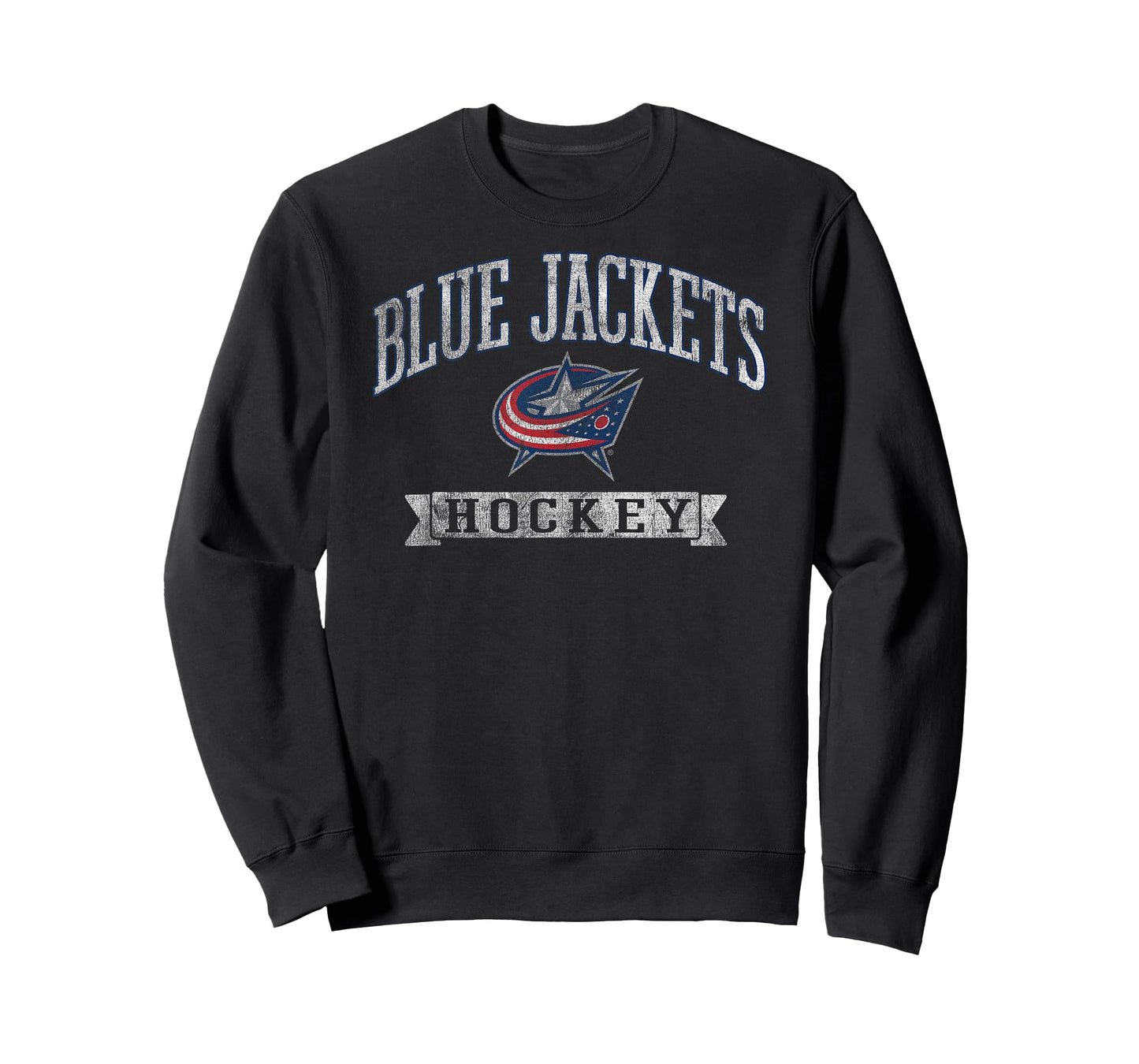 Columbus Blue Jackets Vintage Hockey Dark Heather Licensed T-Shirt