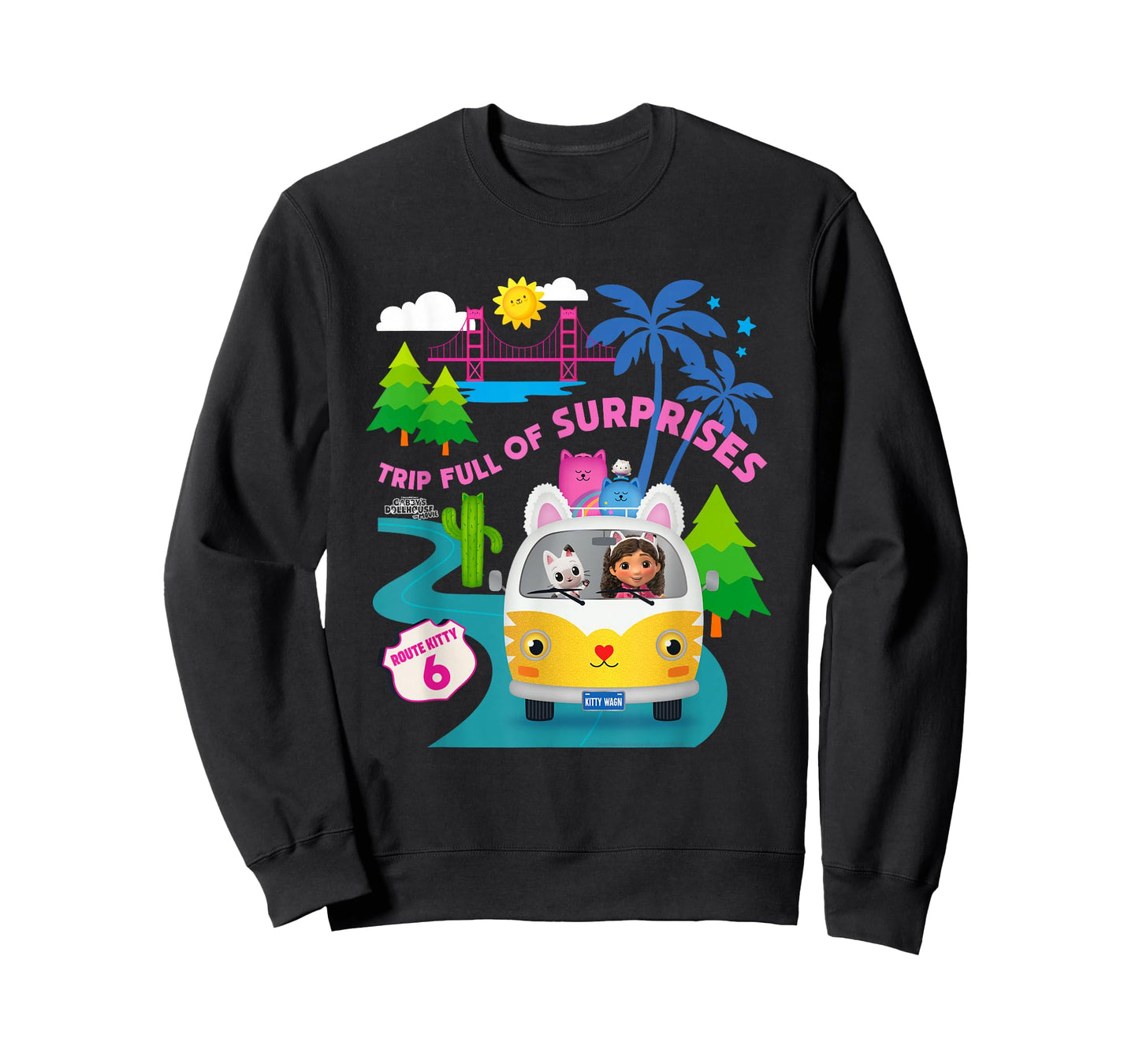 DreamWorks Gabby's Dollhouse The Movie Full of Surprises T-Shirt