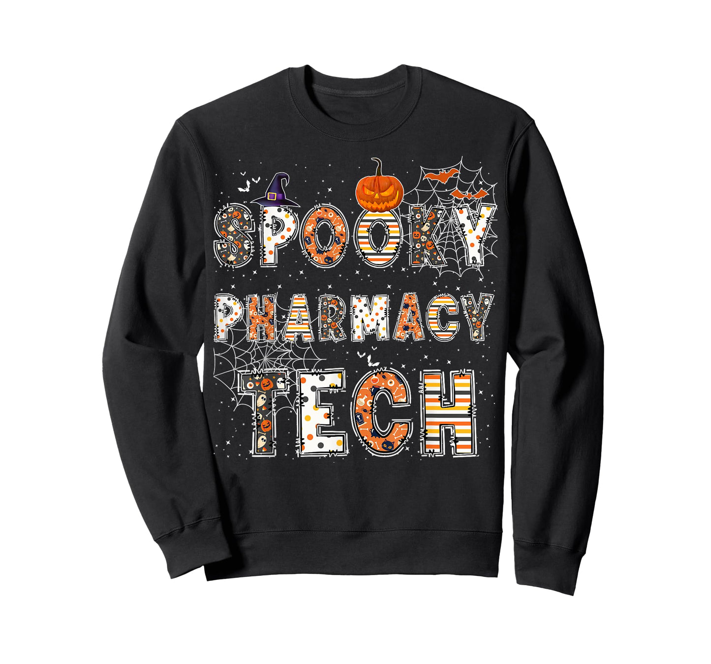 Spooky Pharmacy Technician Halloween Costume Pharmacy Tech T-Shirt