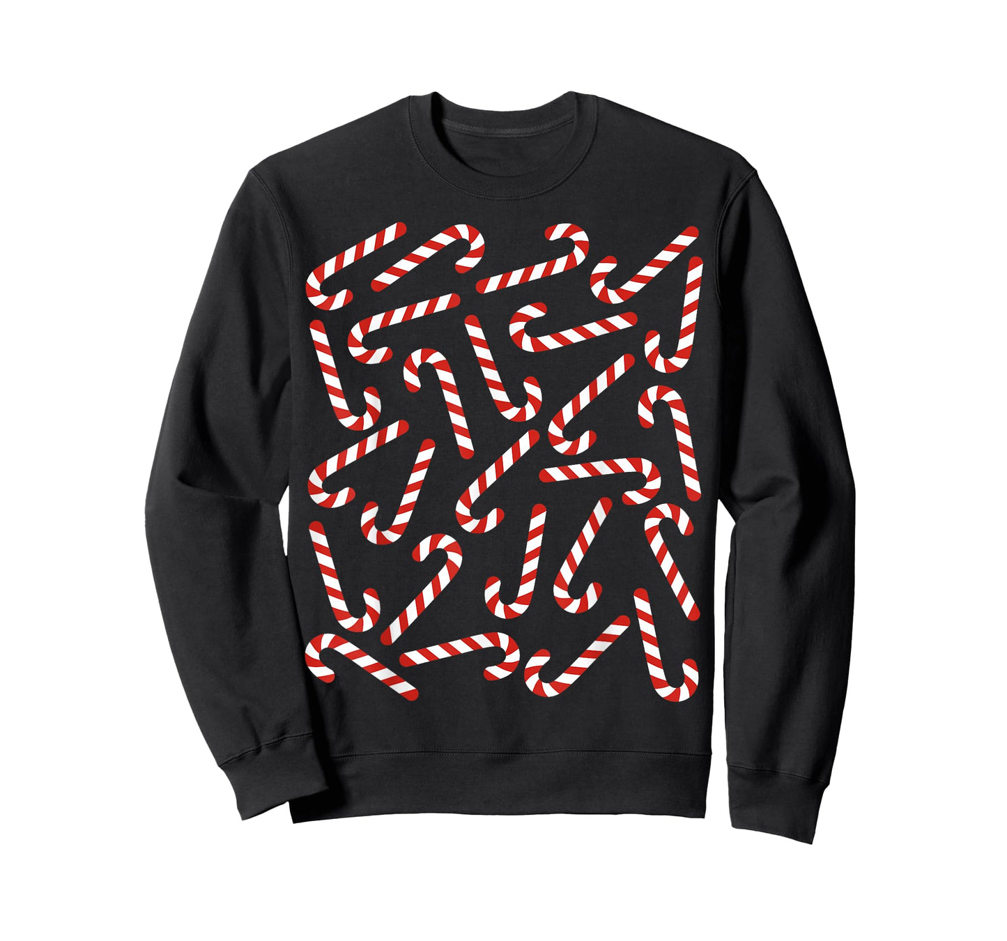 Christmas Candy Cane Costume Men Women Kids Xmas Candy T-Shirt