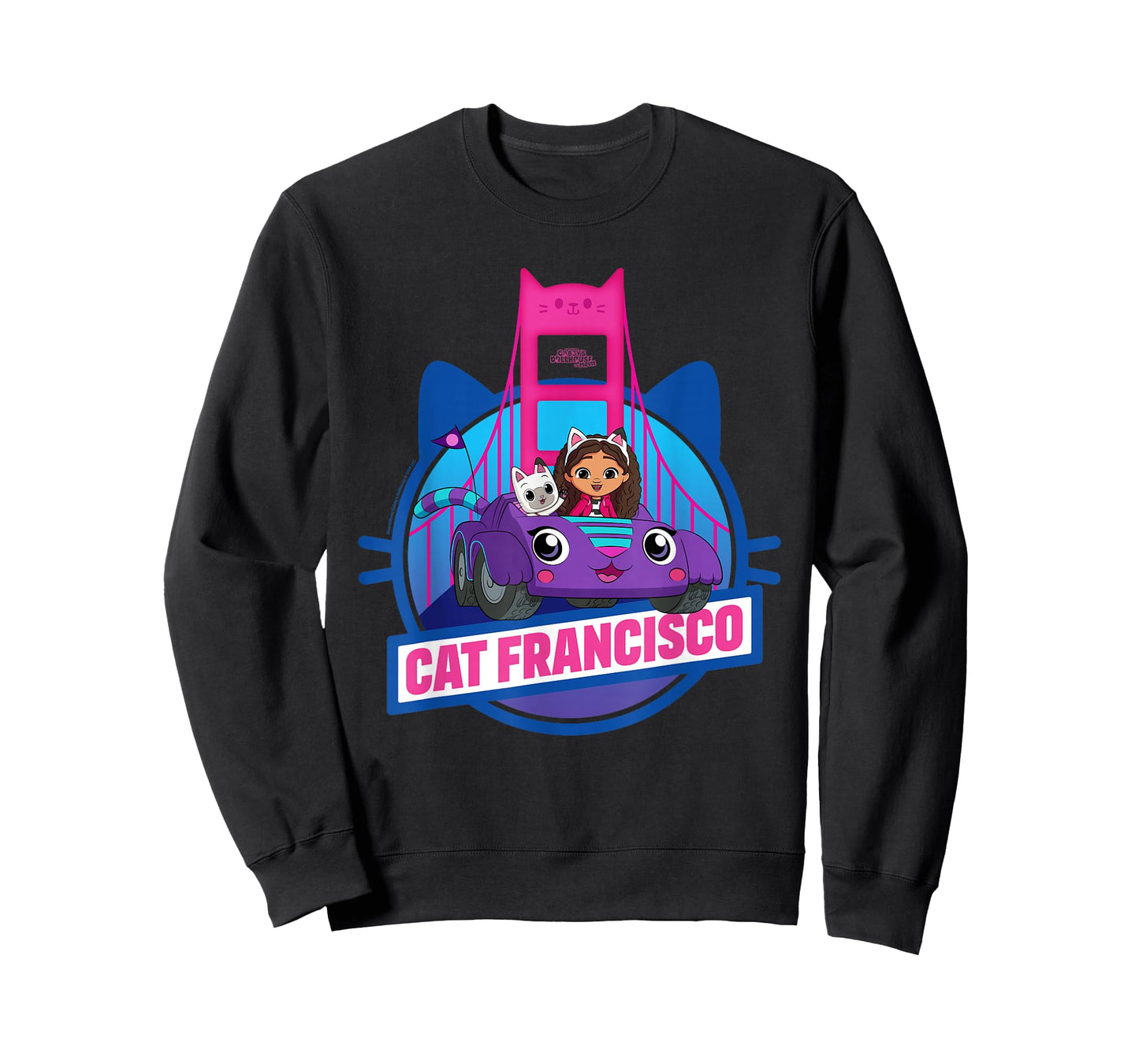 DreamWorks Gabby’s Dollhouse The Movie Cat Francisco Racer T-Shirt