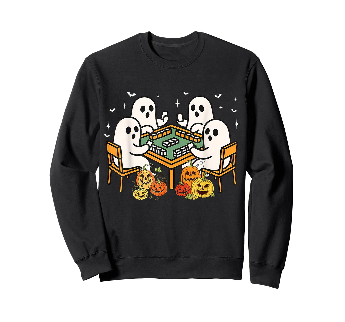 Bam Boo Halloween Ghost Mahjong Funny Costume Game Men Women T-Shirt