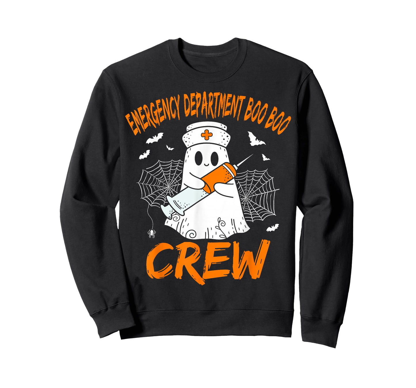 Emergency Department Boo Crew Ghost ER Nurse Halloween T-Shirt