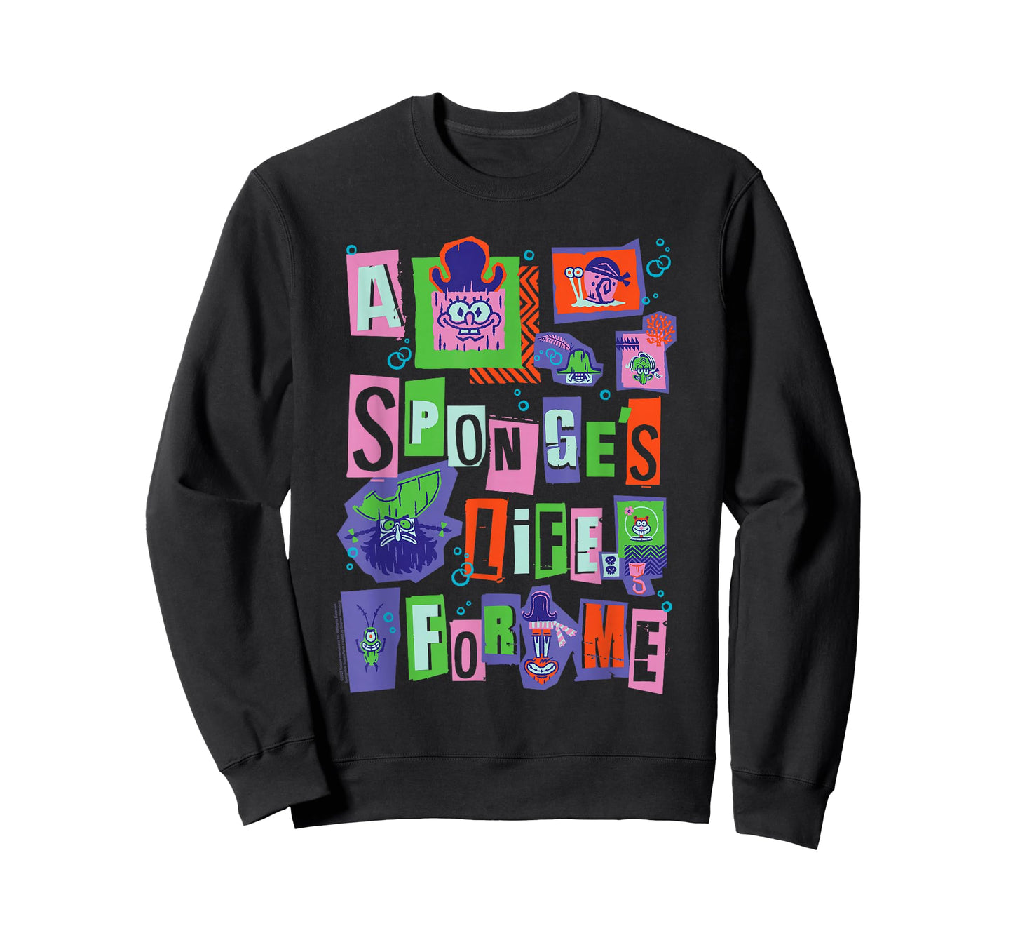 The Spongebob Movie A Sponge's Life for Me Pirates Cartoon T-Shirt