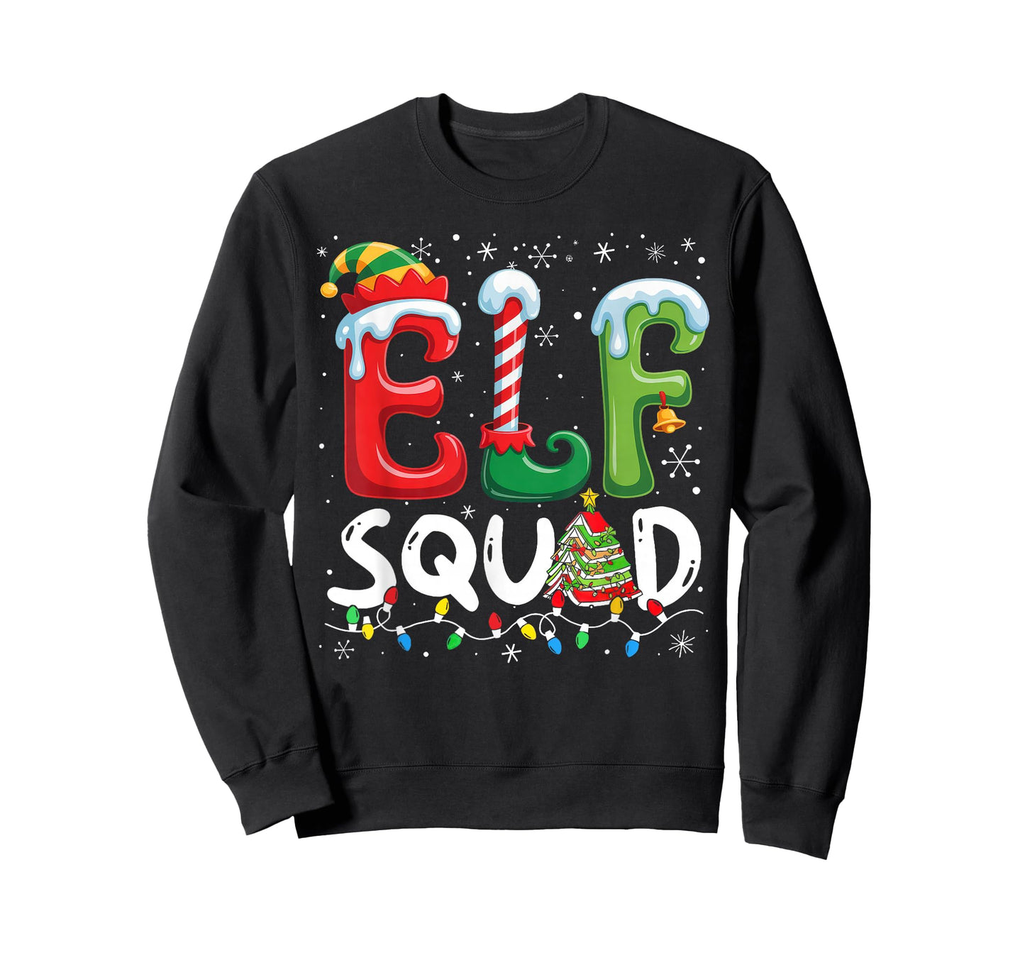 ELF Squad Funny Christmas ELF Student Teacher Men Women Kids T-Shirt