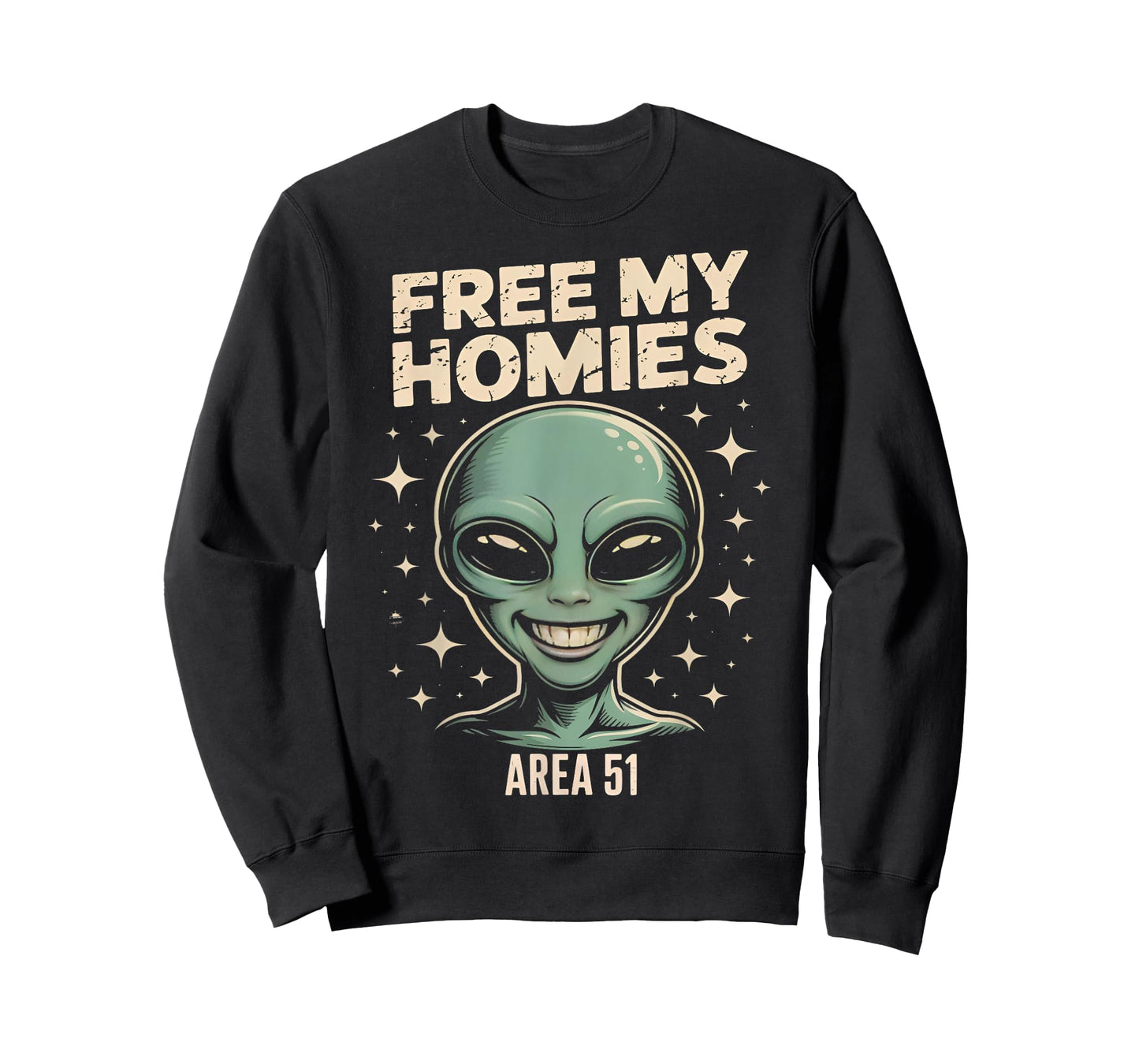 Free My Homies Area 51 Funny Alien UFO Boys Kids Men Women T-Shirt