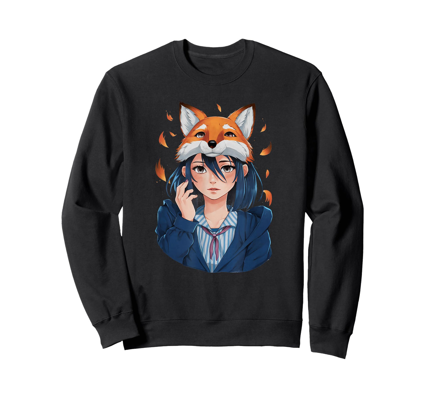Anime Girl Therian Fox Mask T-Shirt
