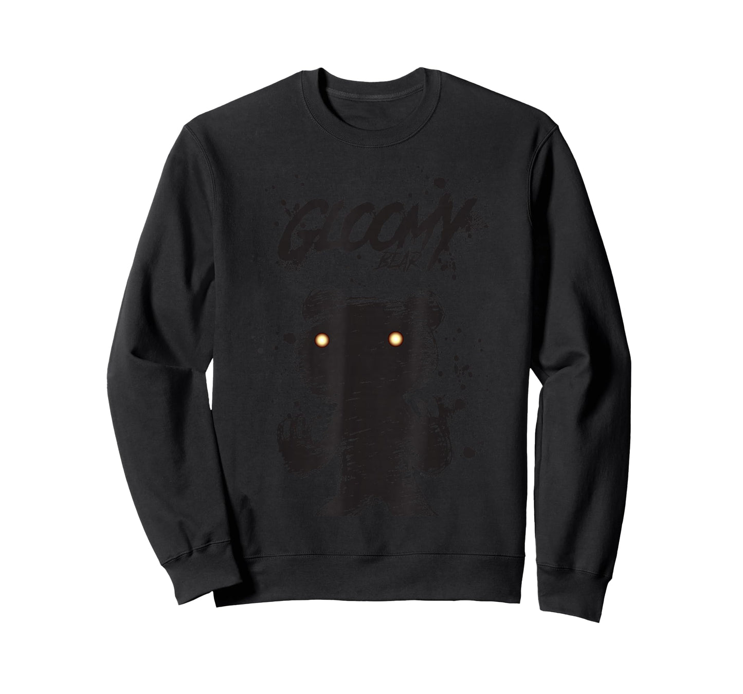 Gloomy Bear Naughty Grizzly Black Shadow Abstraction Anime T-Shirt