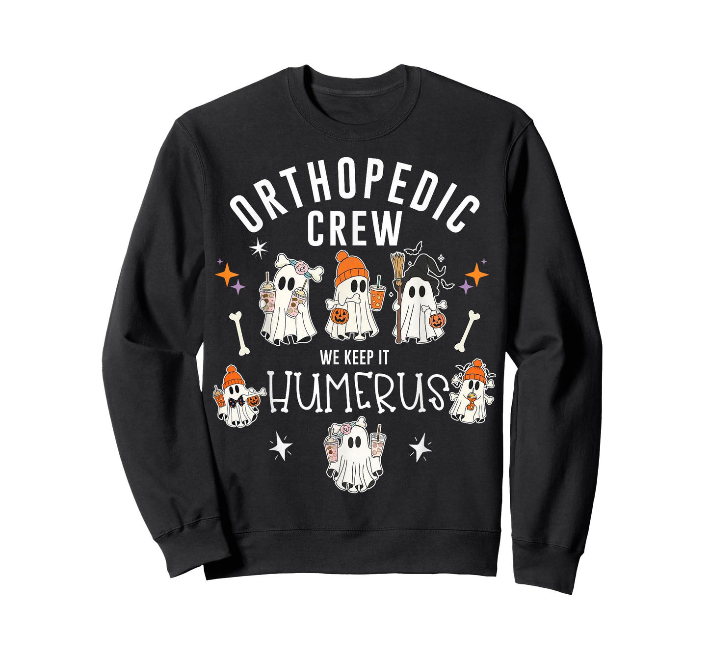 Orthopedic Crew We Keep It Humerus Radiology Ghost Halloween T-Shirt