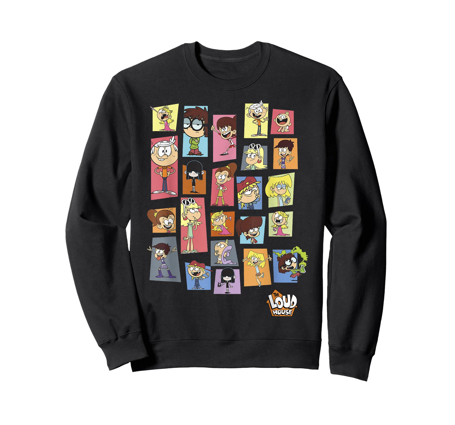 The Loud House Colorful Panels Logo T-Shirt