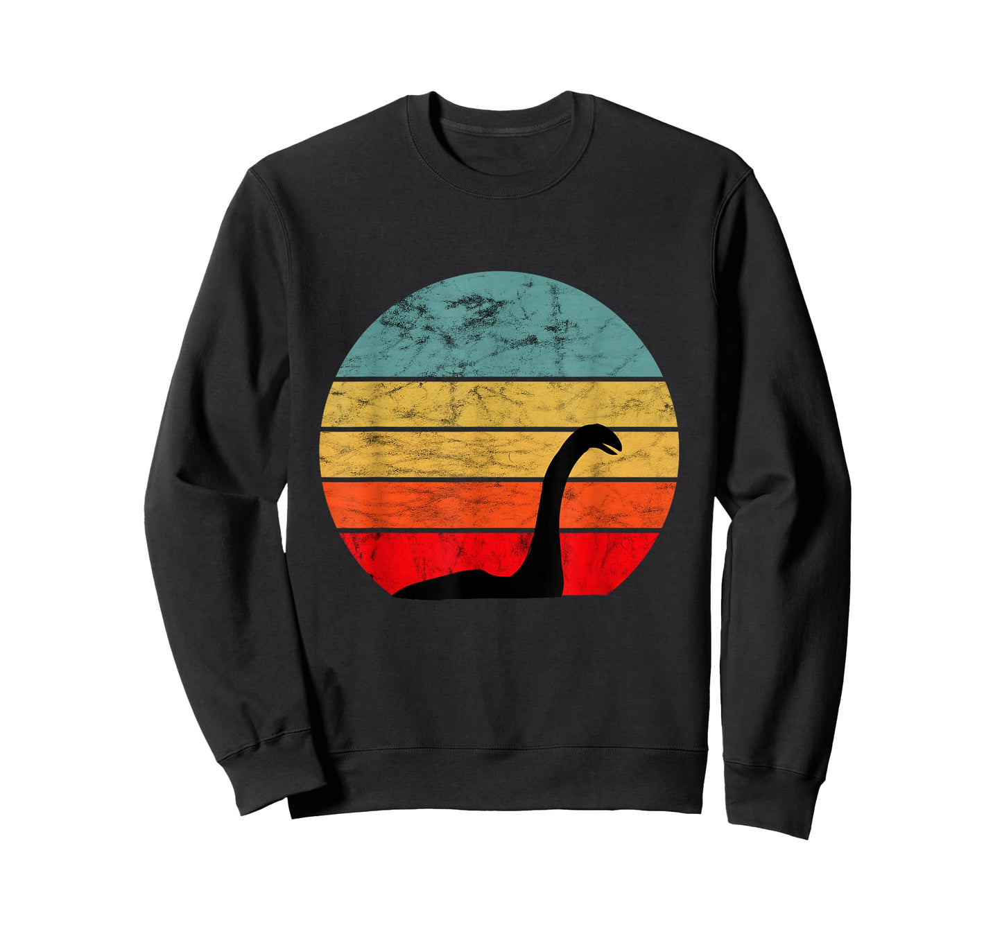 Loch Ness See Monster Retro Vintage Sunset Nessie T-Shirt