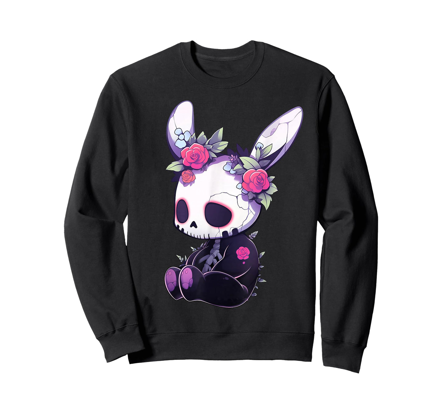 Goth Bunny Gothic Outfit Cute E-Girl Kawaii Rabbit Grunge T-Shirt