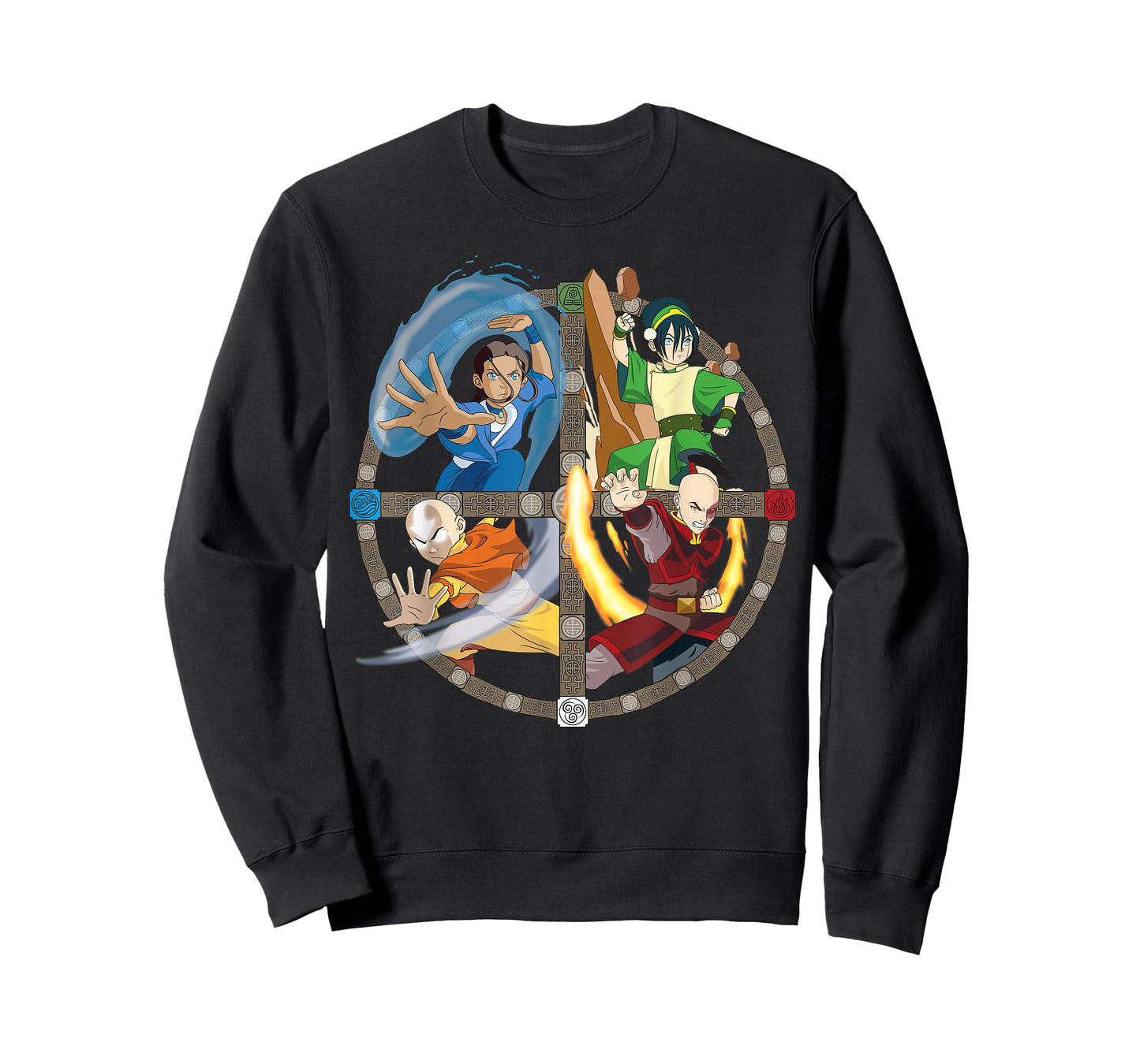 Avatar: The Last Airbender All Characters T-Shirt Small
