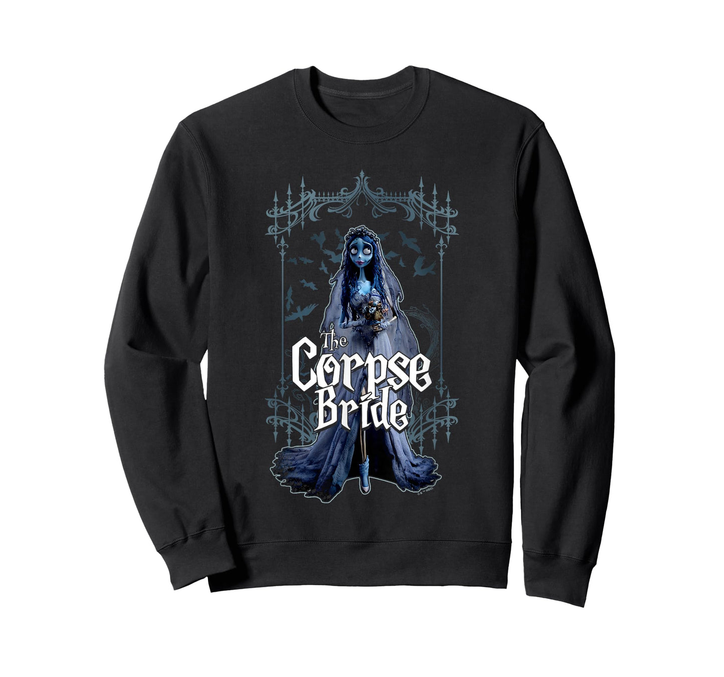 Corpse Bride Emily The Corpse Bride Scary Frame Portrait T-Shirt