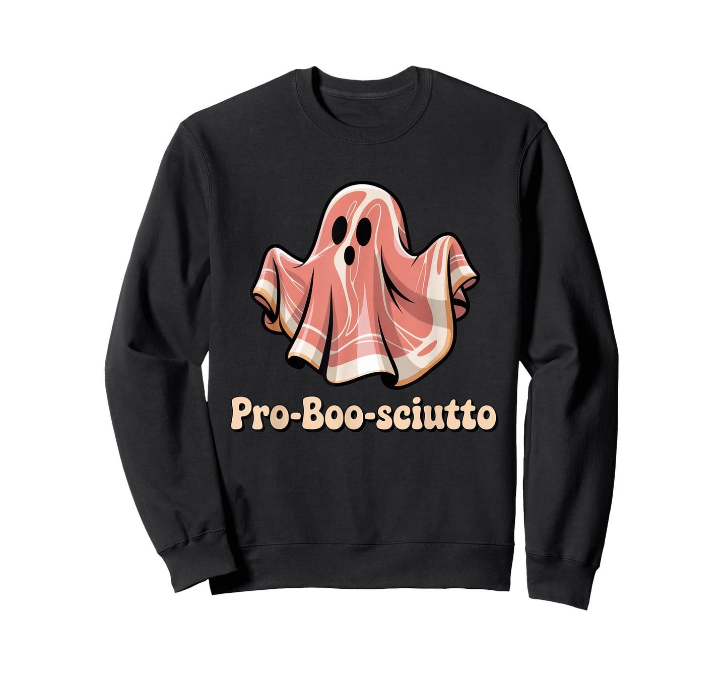Pro Boo Sciutto Funny Italian Halloween Ghost Prosciutto Pun T-Shirt