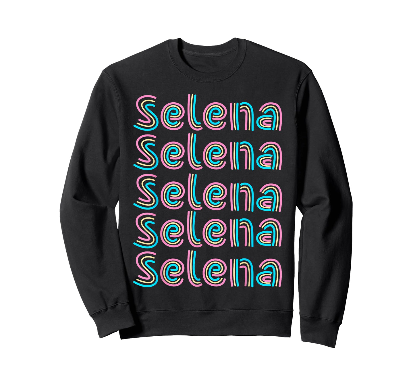 Girl Retro Selena First Name Personalized Candy Vintage kids T-Shirt