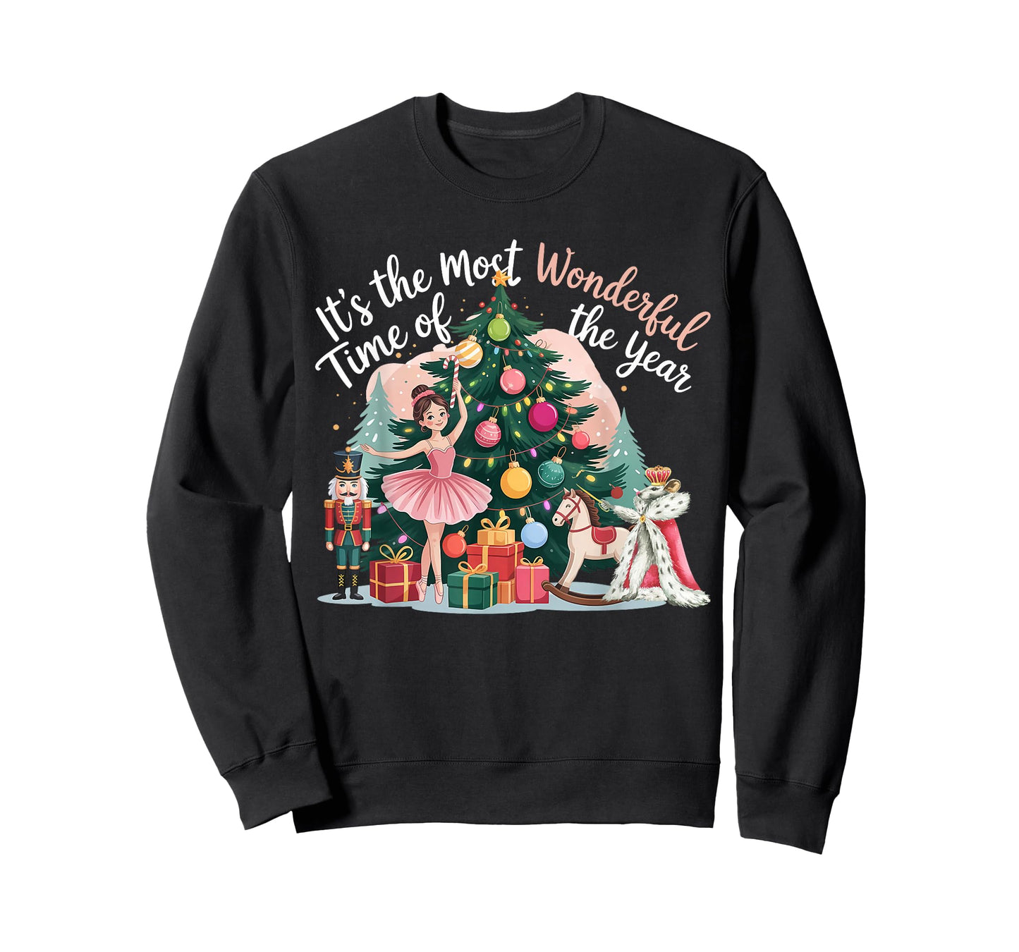 Let's Get This Party Crackin' Nutcracker Pink Christmas Xmas T-Shirt