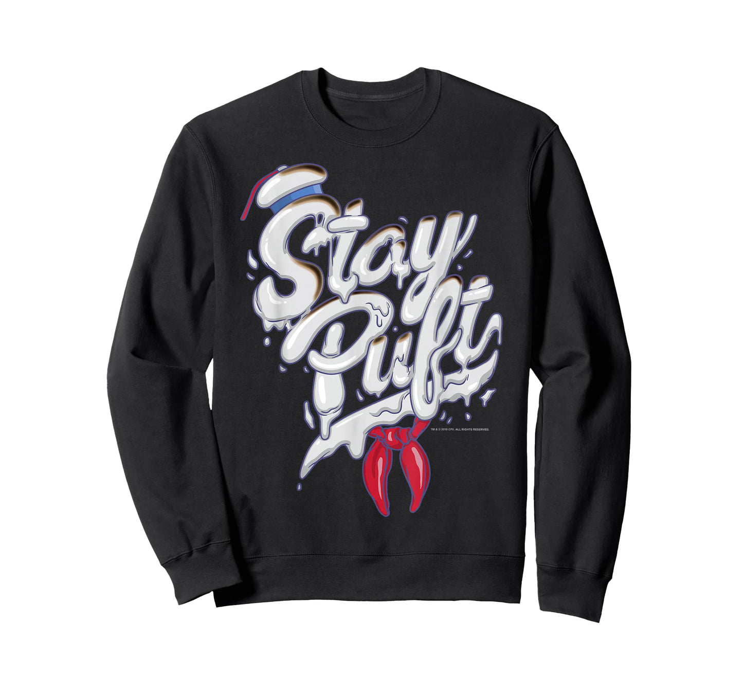 Ghostbusters Stay Puft Marshmallow Man Style Font T-Shirt T-Shirt