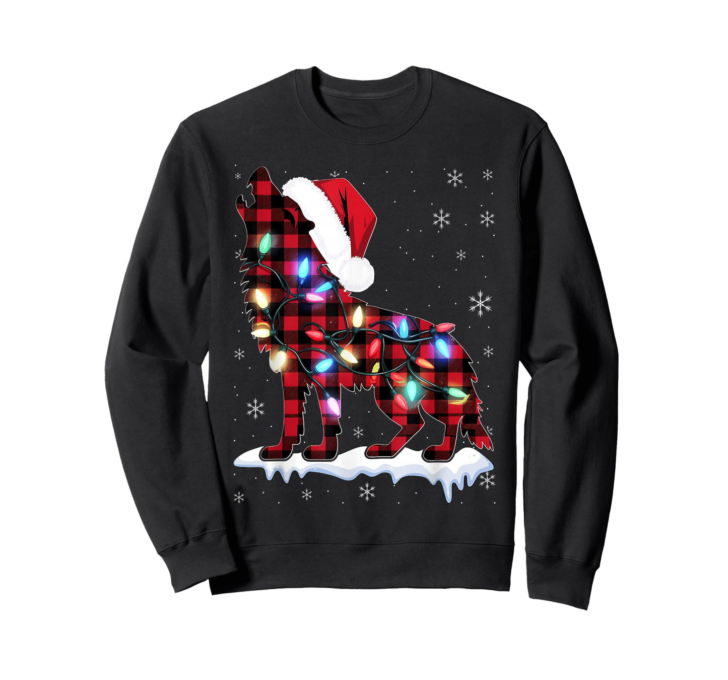 Wolf Pajama Family Matching Group Christmas T-Shirt