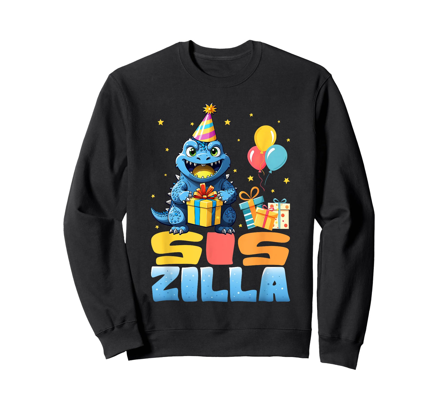 Siszilla Funny Monster Kaiju Family Matching Birthday Girls T-Shirt