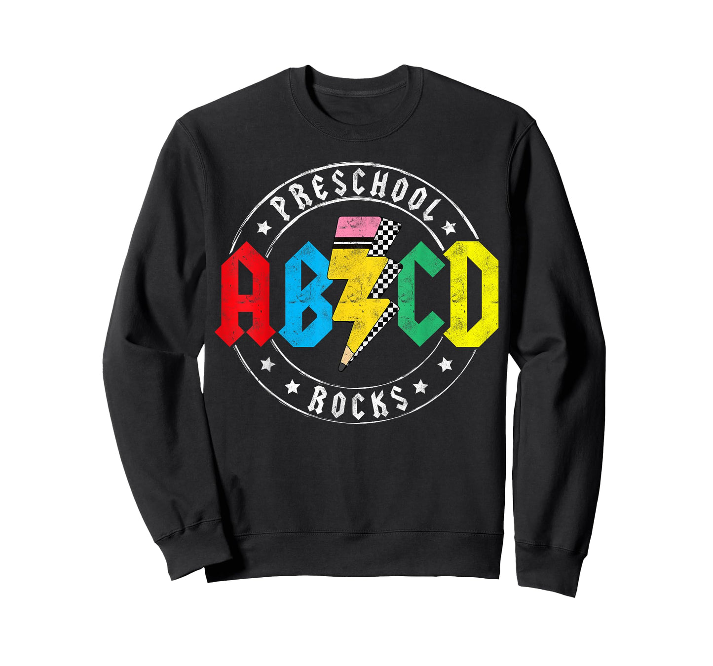 ABCD Preschool Rocks 1st Day Pre-K Teacher Back To School T- T-Shirt