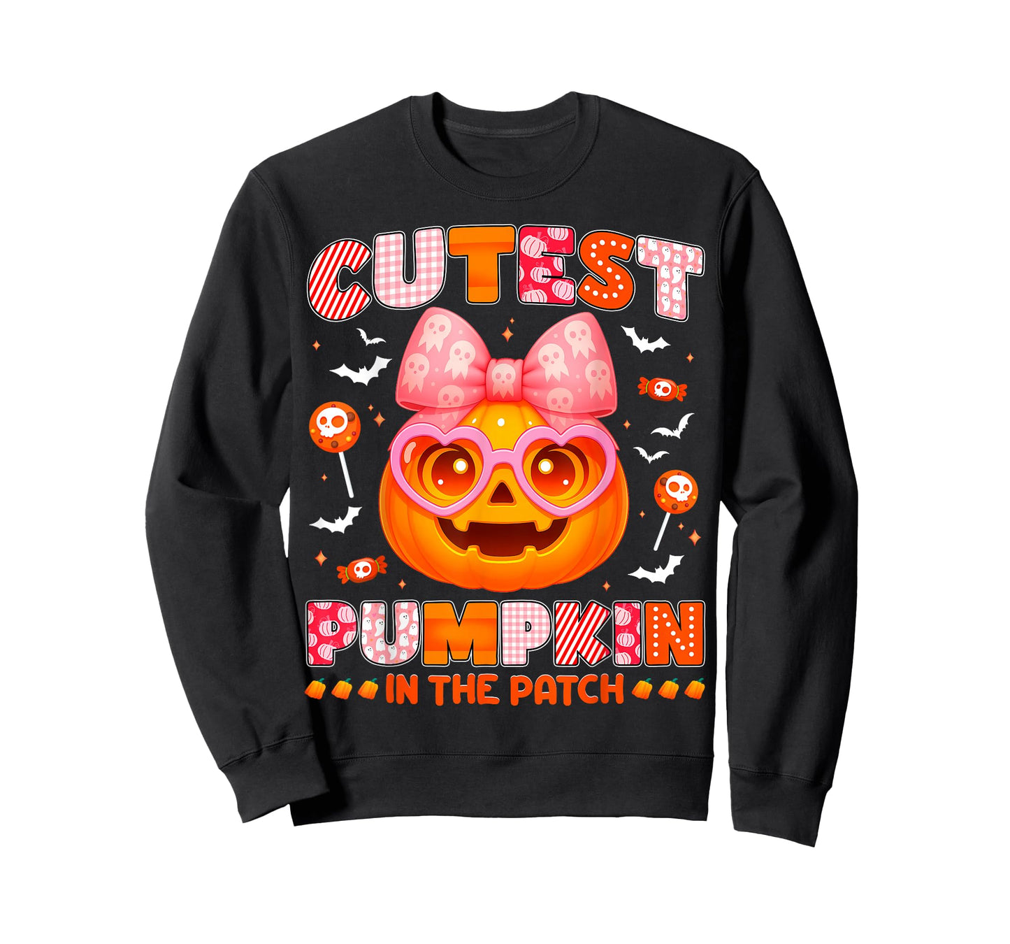 Coquette Cutest Pumpkin In The Patch Halloween Costume Girl T-Shirt