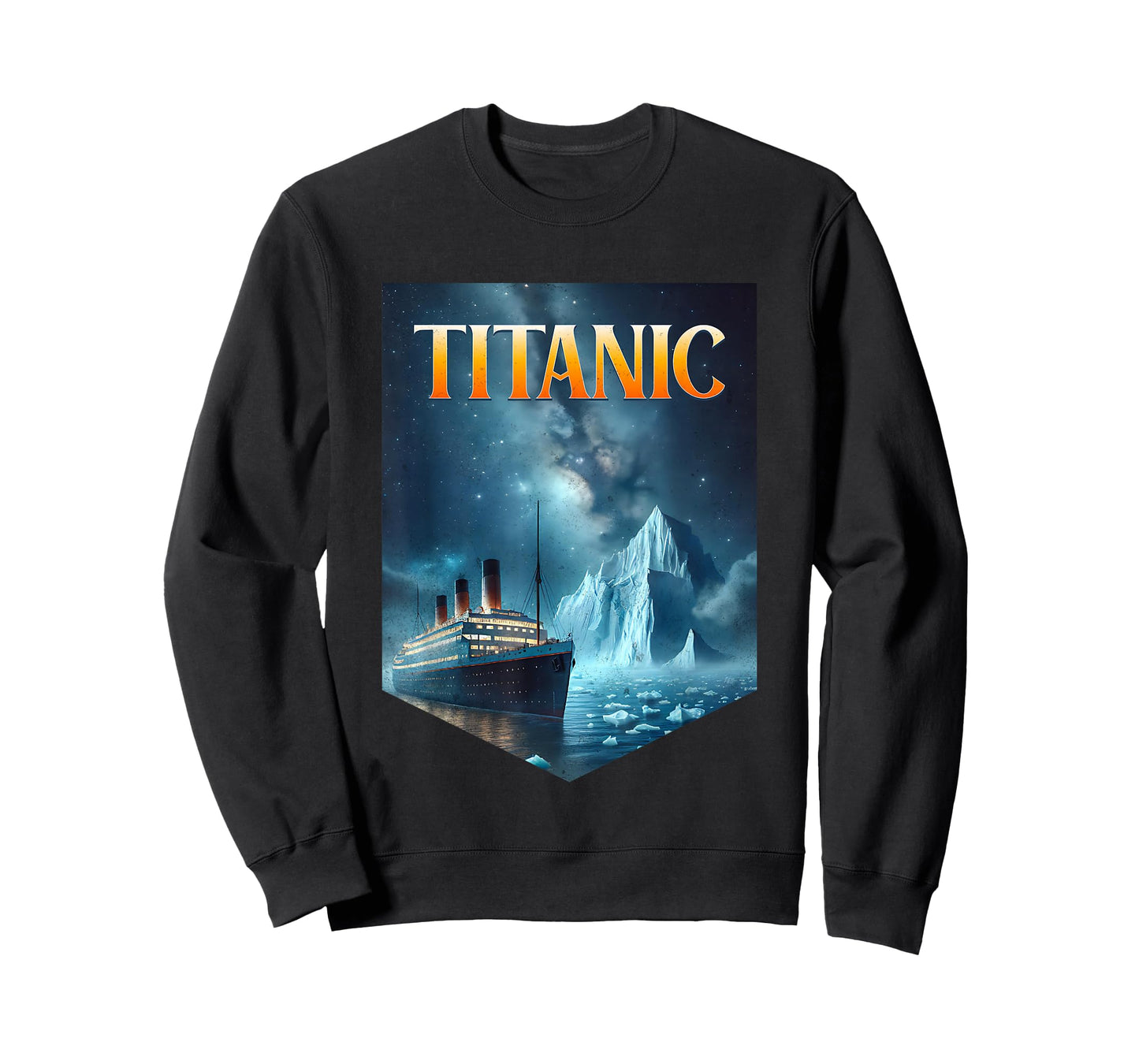 Titanic Cruise Ship Iceberg 1912 RMS Voyage Men Women Kids T-Shirt