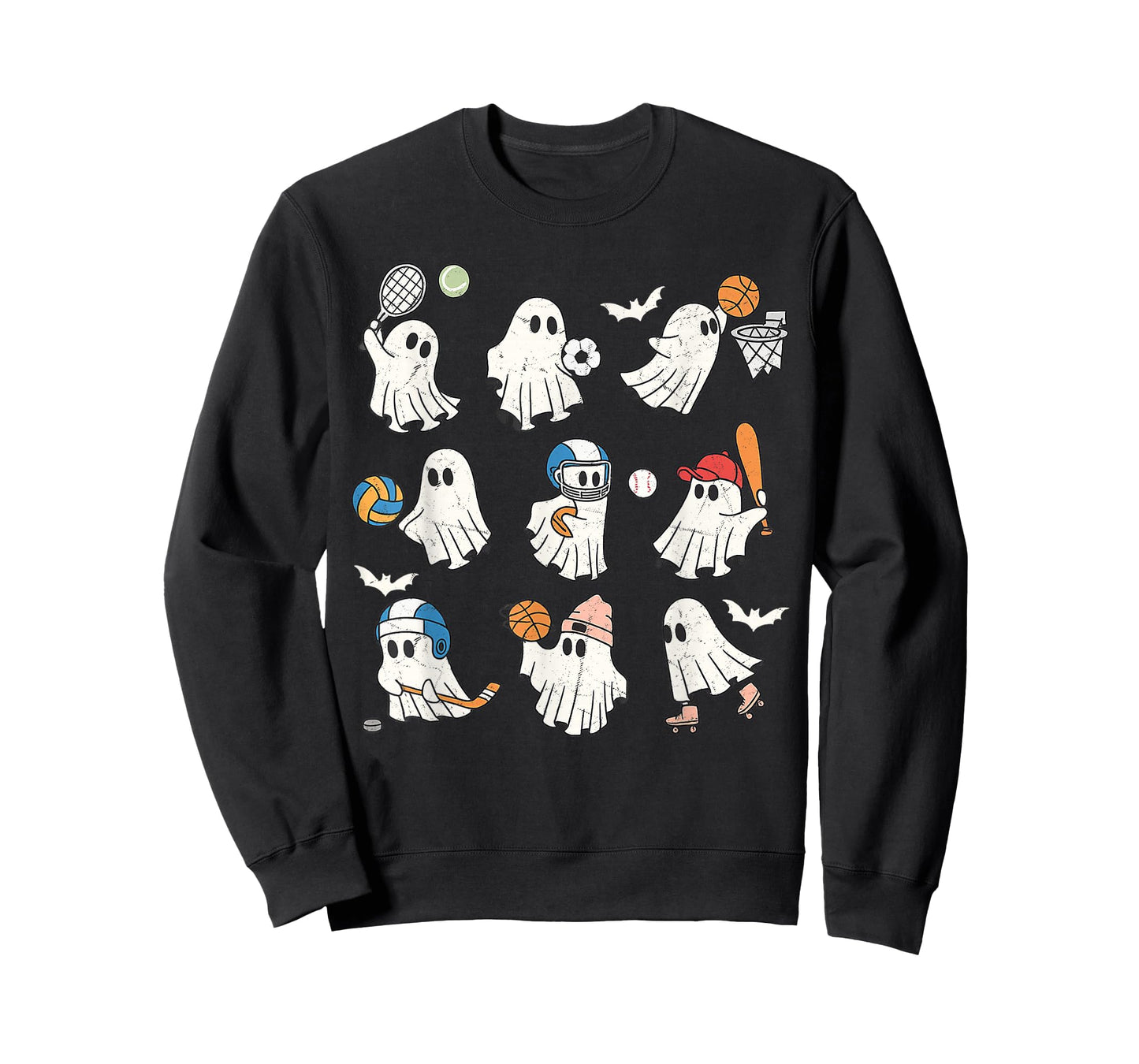 Funny PE Teacher Ghost Sports Halloween T-Shirt