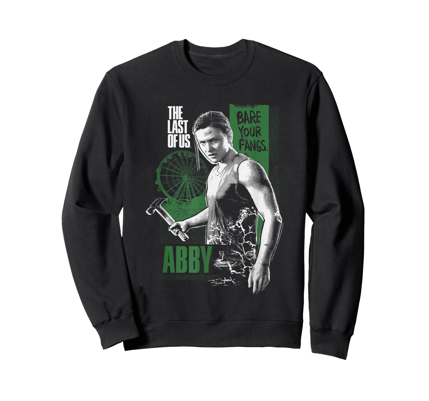 The Last of Us Abby Hammer Bare Your Fangs Video Game T-Shirt
