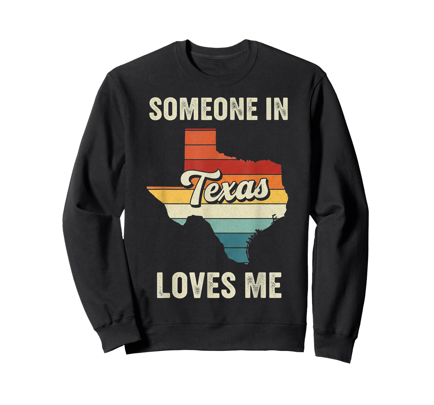 Someone In Texas Loves Me Retro Texas Vintage State T-Shirt