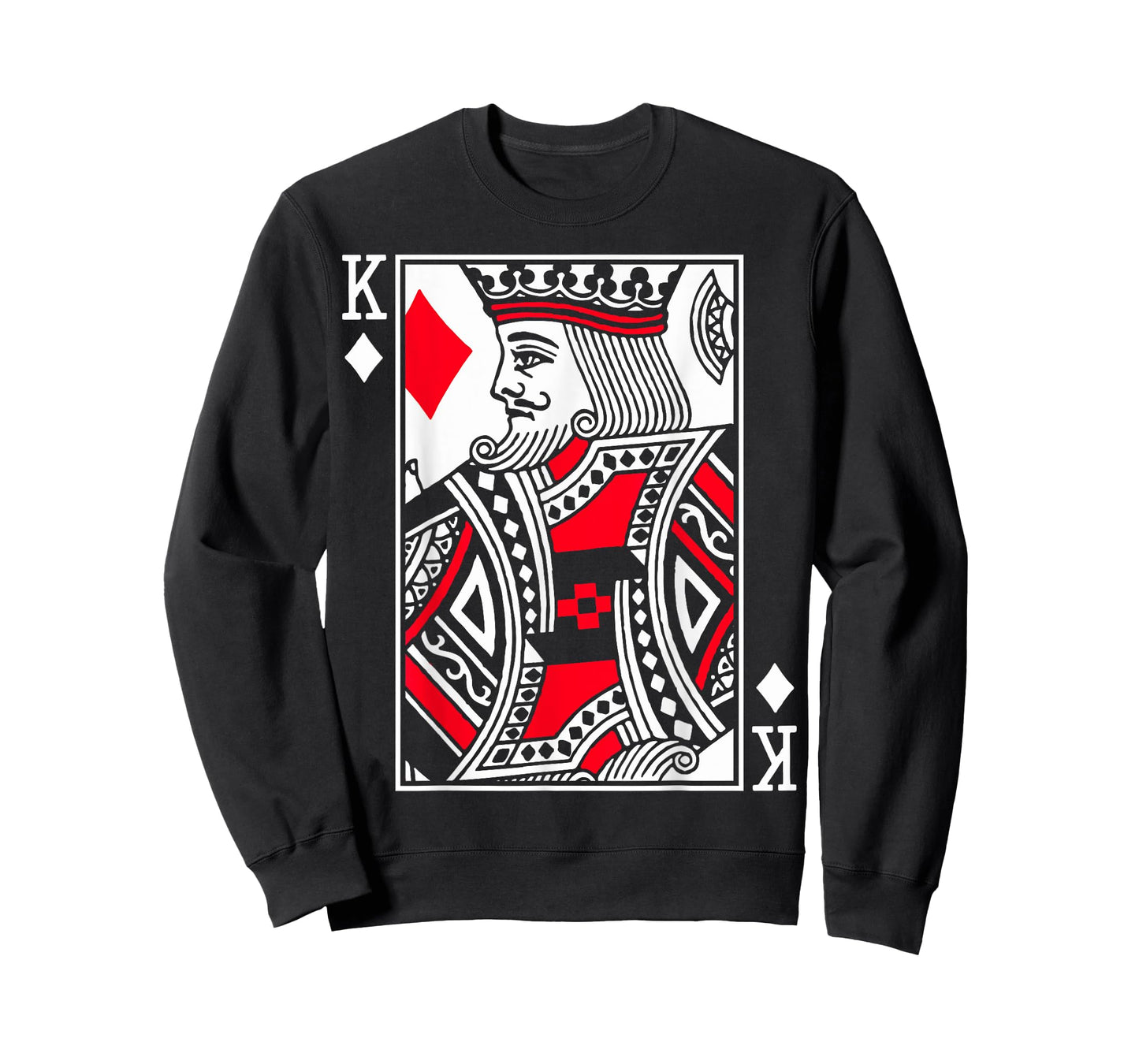 King Poker Card of Diamonds Playing Cards in 4 Kings Costume T-Shirt