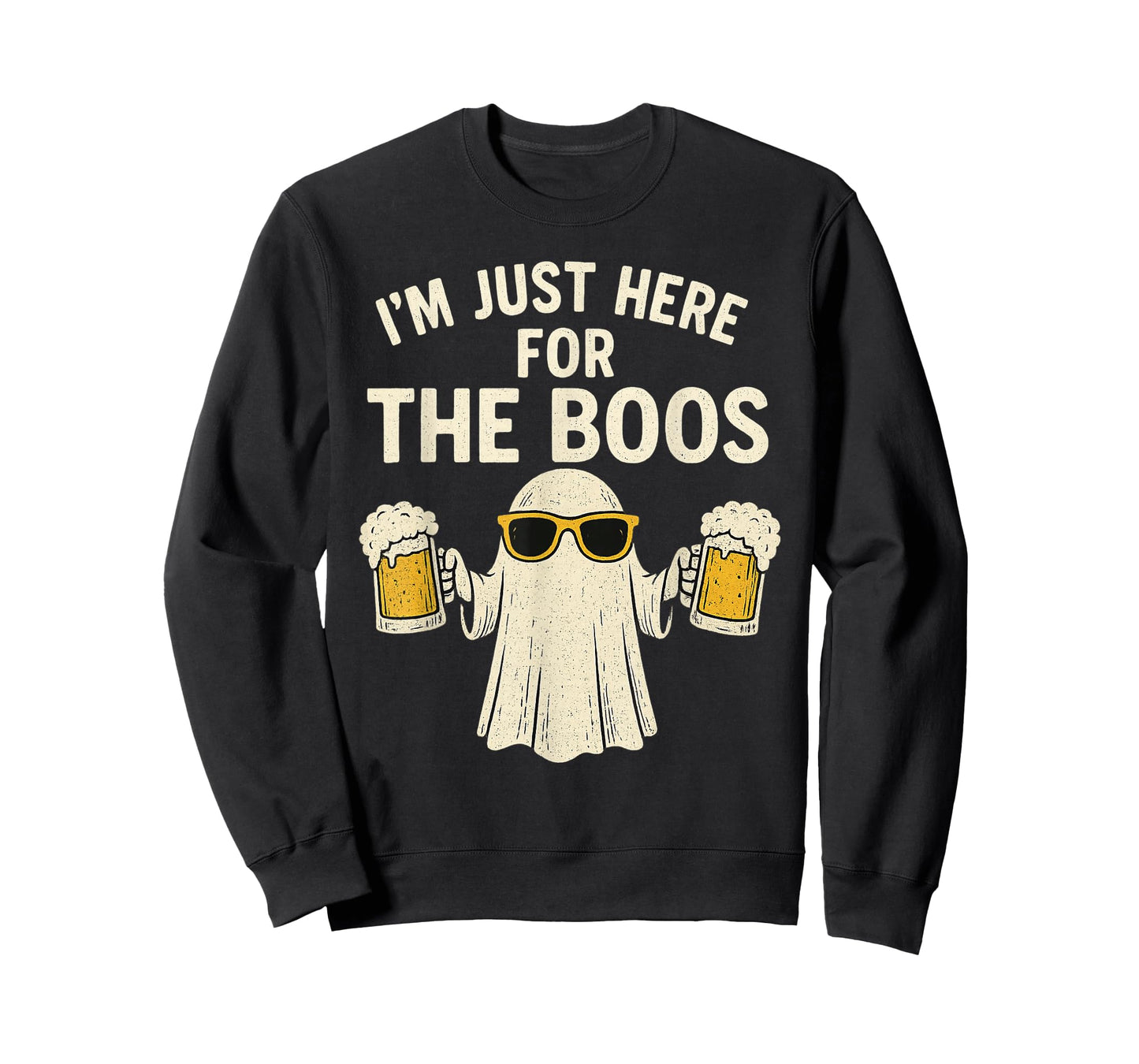 Im Just Here for The Boos Funny Gift Halloween Ghost T-Shirt