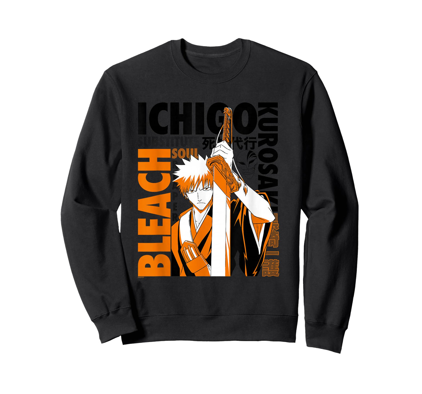 Bleach Ichigo with Text Collage Anime T-Shirt