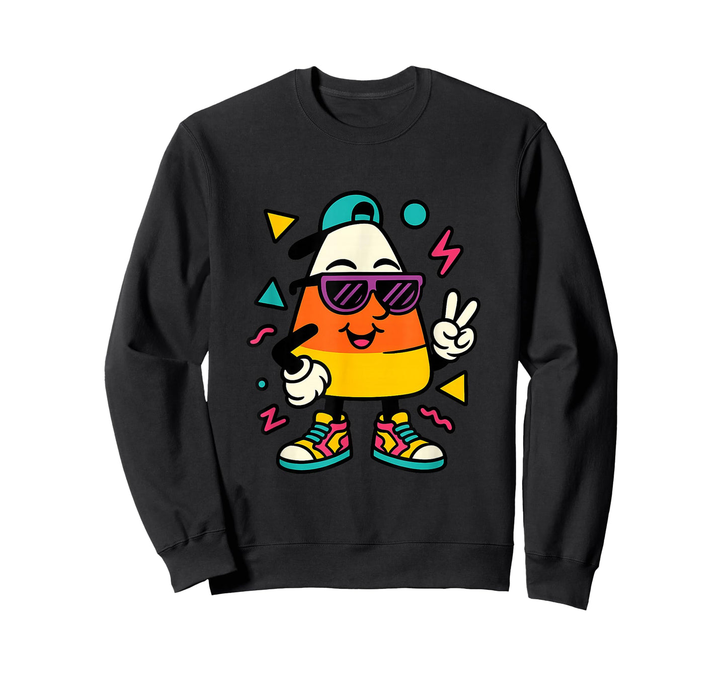 Halloween Costume Retro 90s Candy Corn T-Shirt
