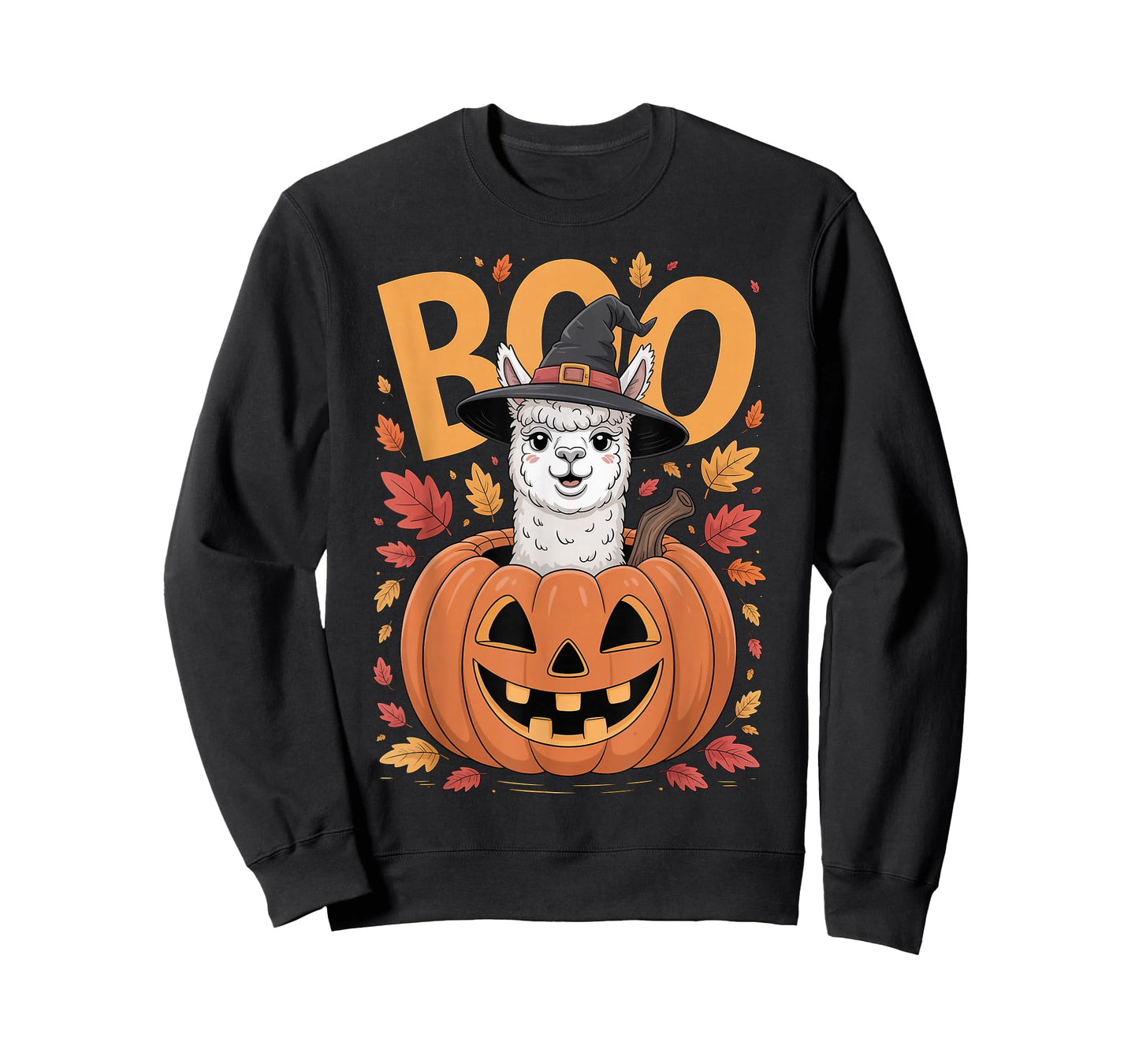 Lama Alpaca Costume on Pumpkin Halloween Lama Alpaca T-Shirt