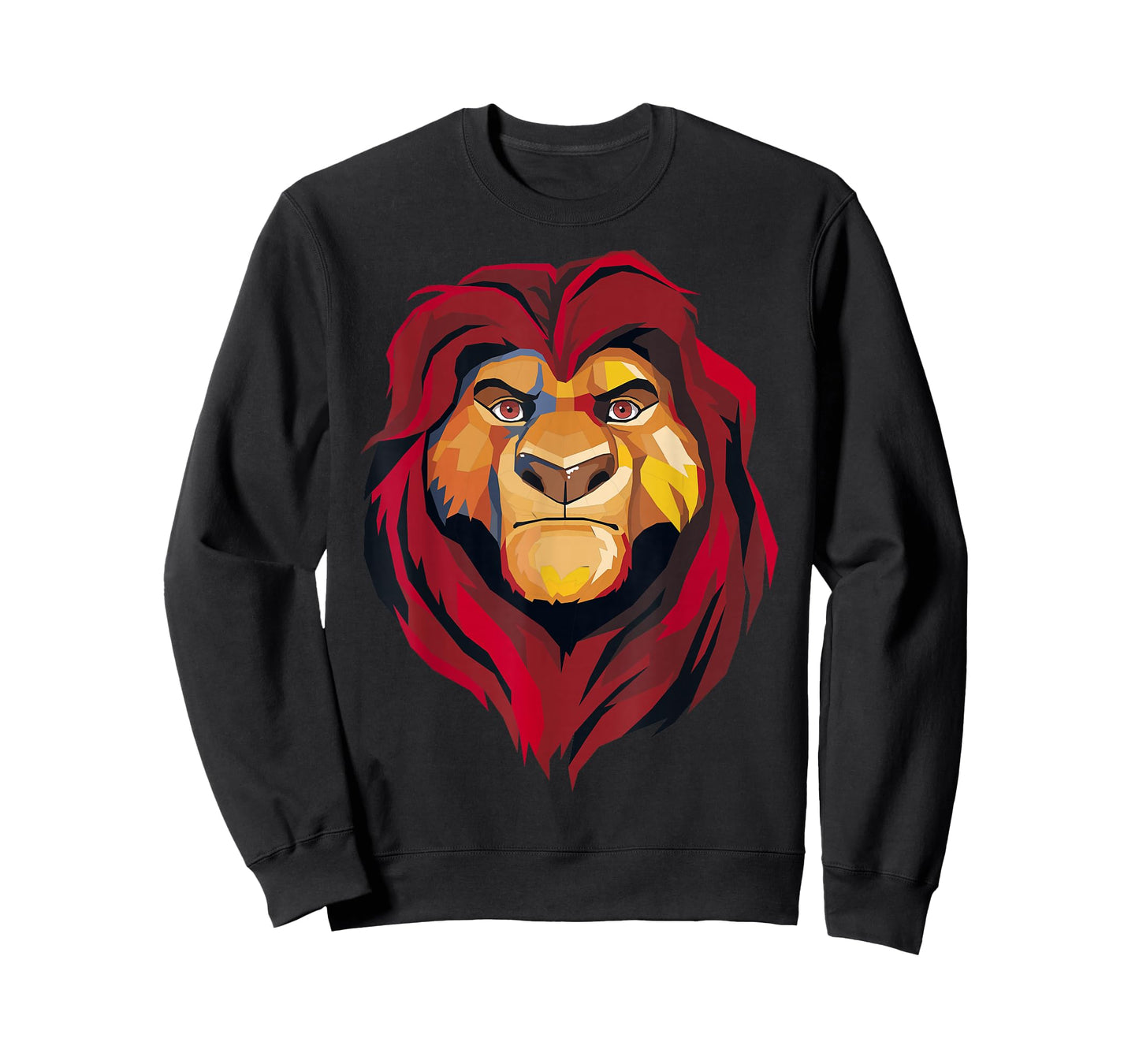 Disney The Lion King Mufasa Artistic Painted Portrait T-Shirt