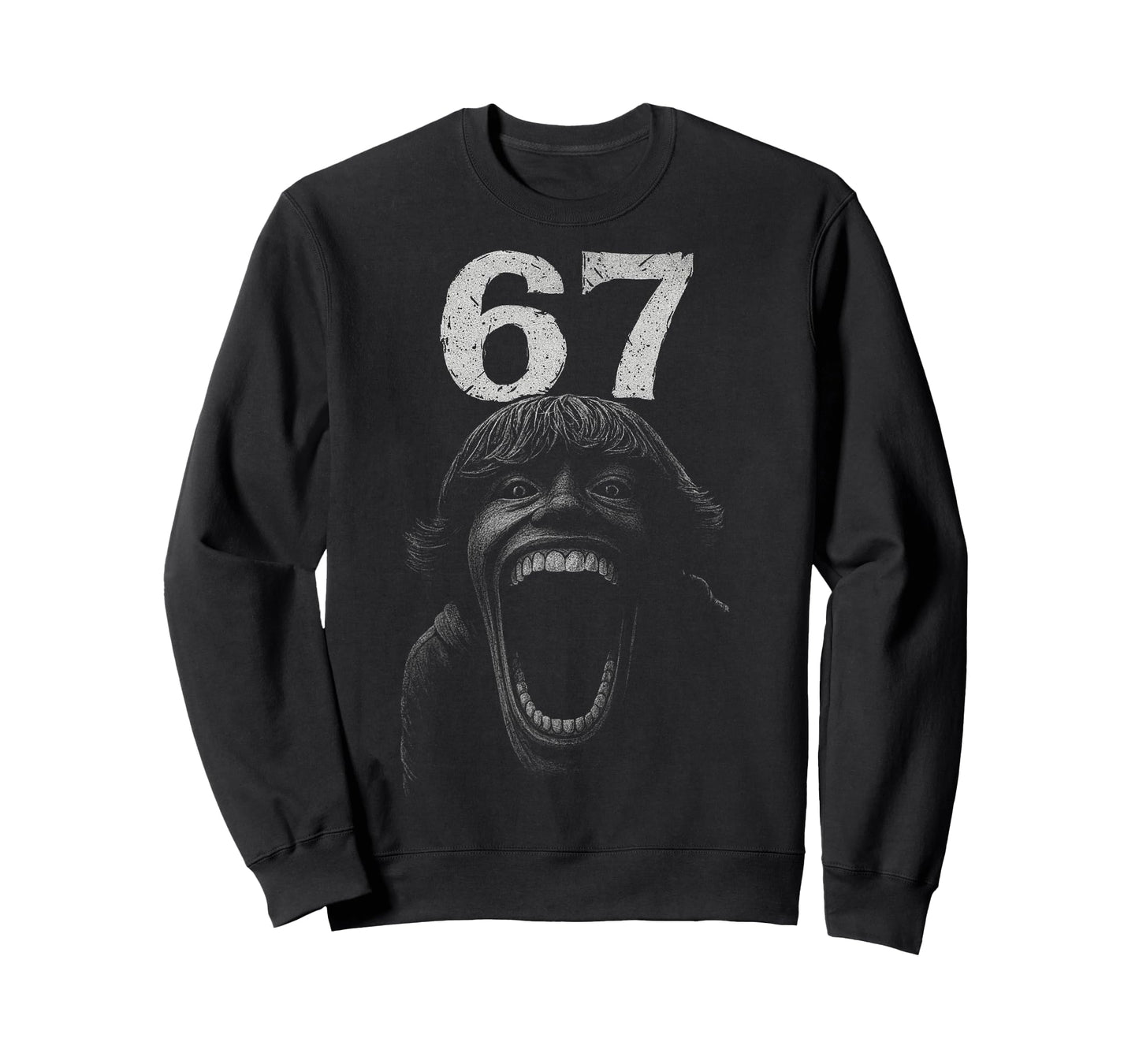 Halloween 67 SCP Horror Face Scary Costume Shirt Horror 6 7 T-Shirt