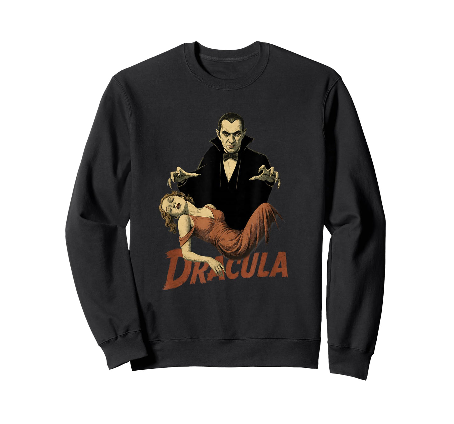 Vintage Dracula Horror Movie - Classic Monster Retro Design T-Shirt