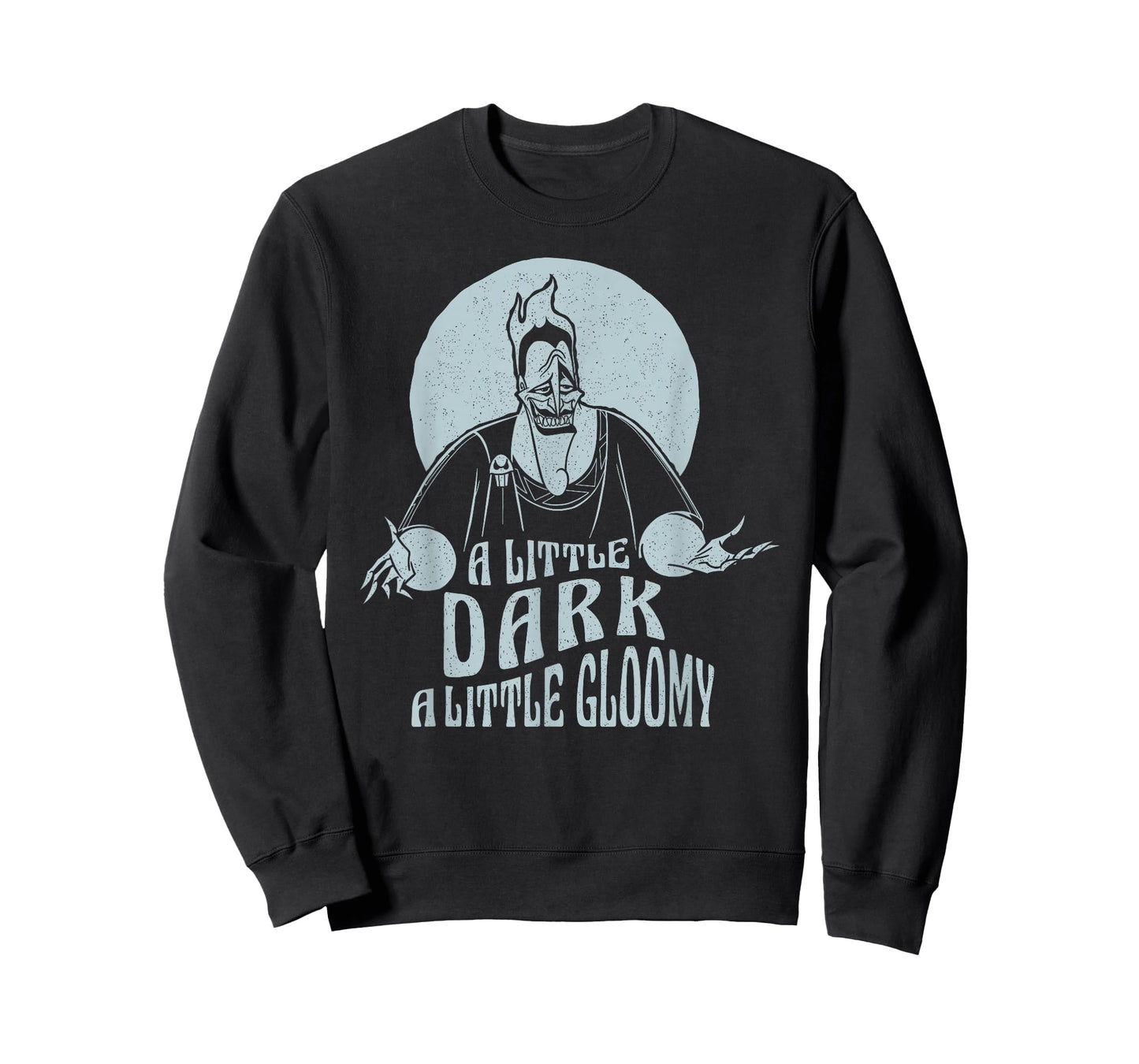 Disney Hercules Hades A Little Dark A Little Gloomy Portrait T-Shirt Small